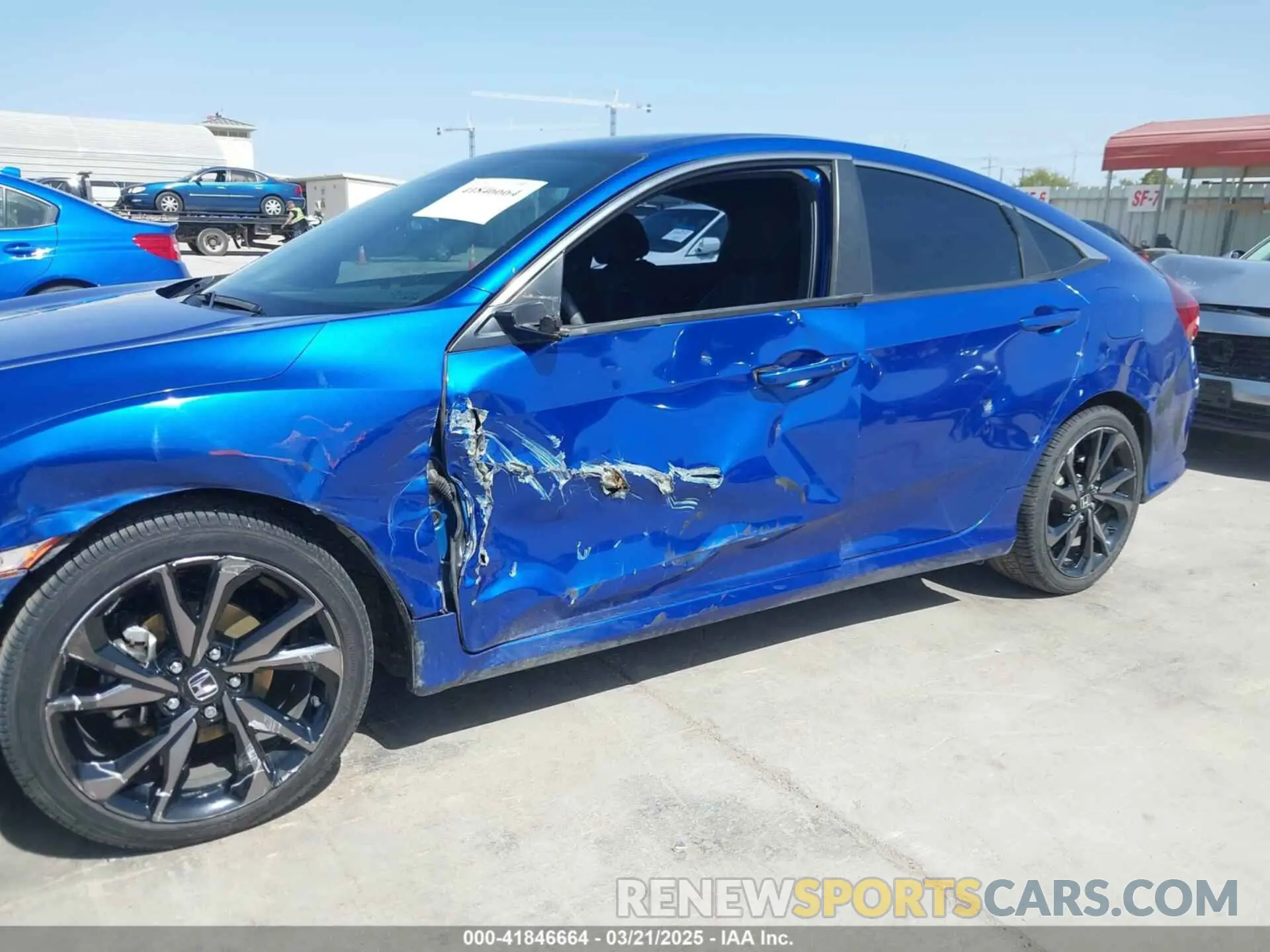 6 Photograph of a damaged car 2HGFC2E89KH566573 HONDA CIVIC 2019