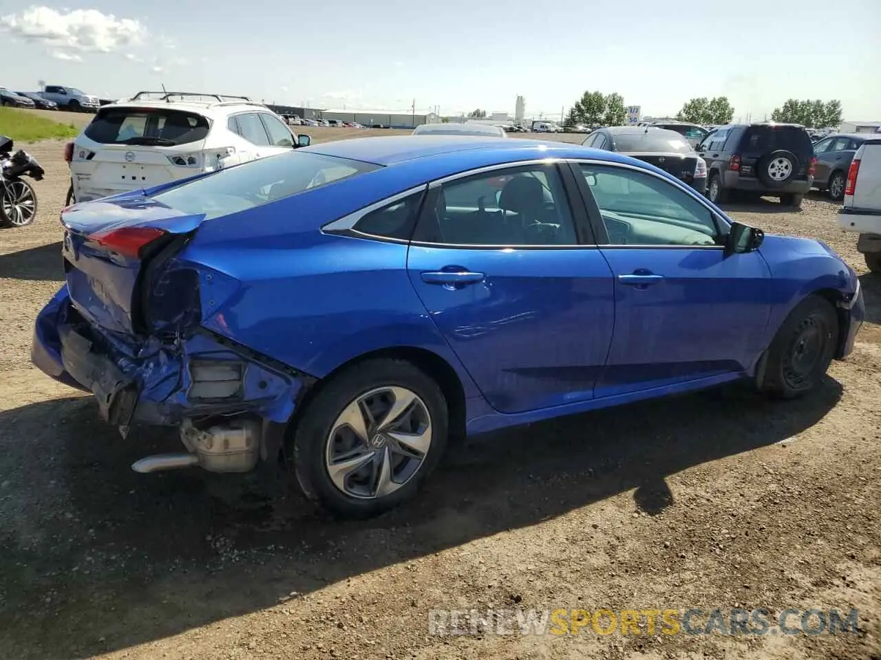 3 Photograph of a damaged car 2HGFC2F52KH032450 HONDA CIVIC 2019