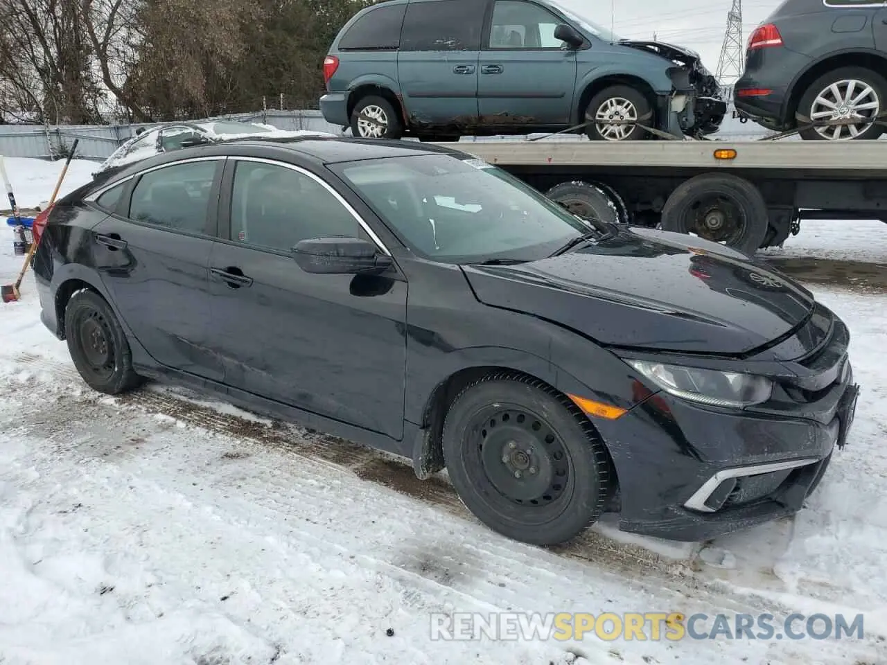 4 Photograph of a damaged car 2HGFC2F57KH042262 HONDA CIVIC 2019