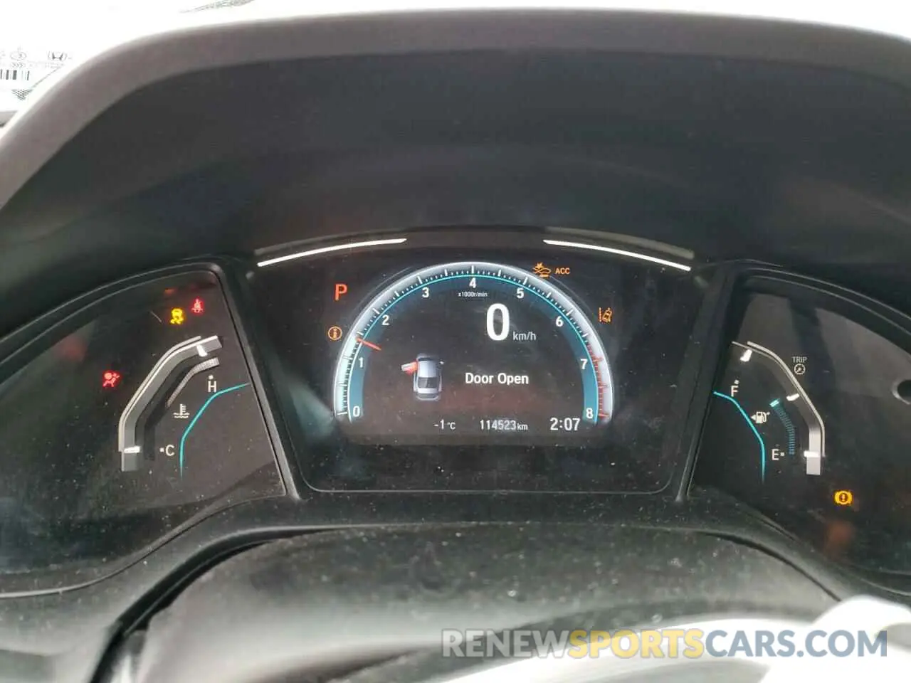 9 Photograph of a damaged car 2HGFC2F57KH042262 HONDA CIVIC 2019
