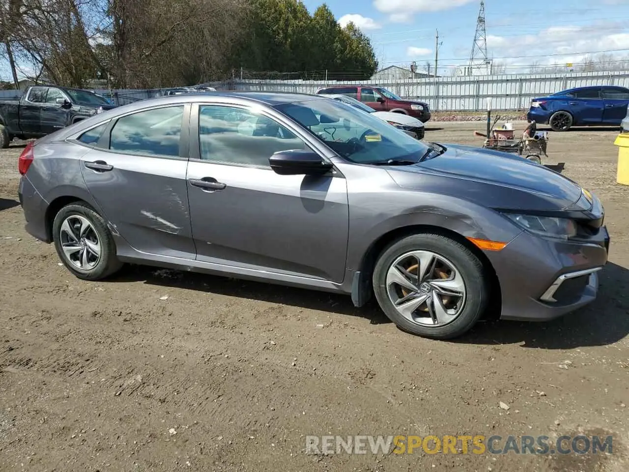 4 Photograph of a damaged car 2HGFC2F58KH029469 HONDA CIVIC 2019