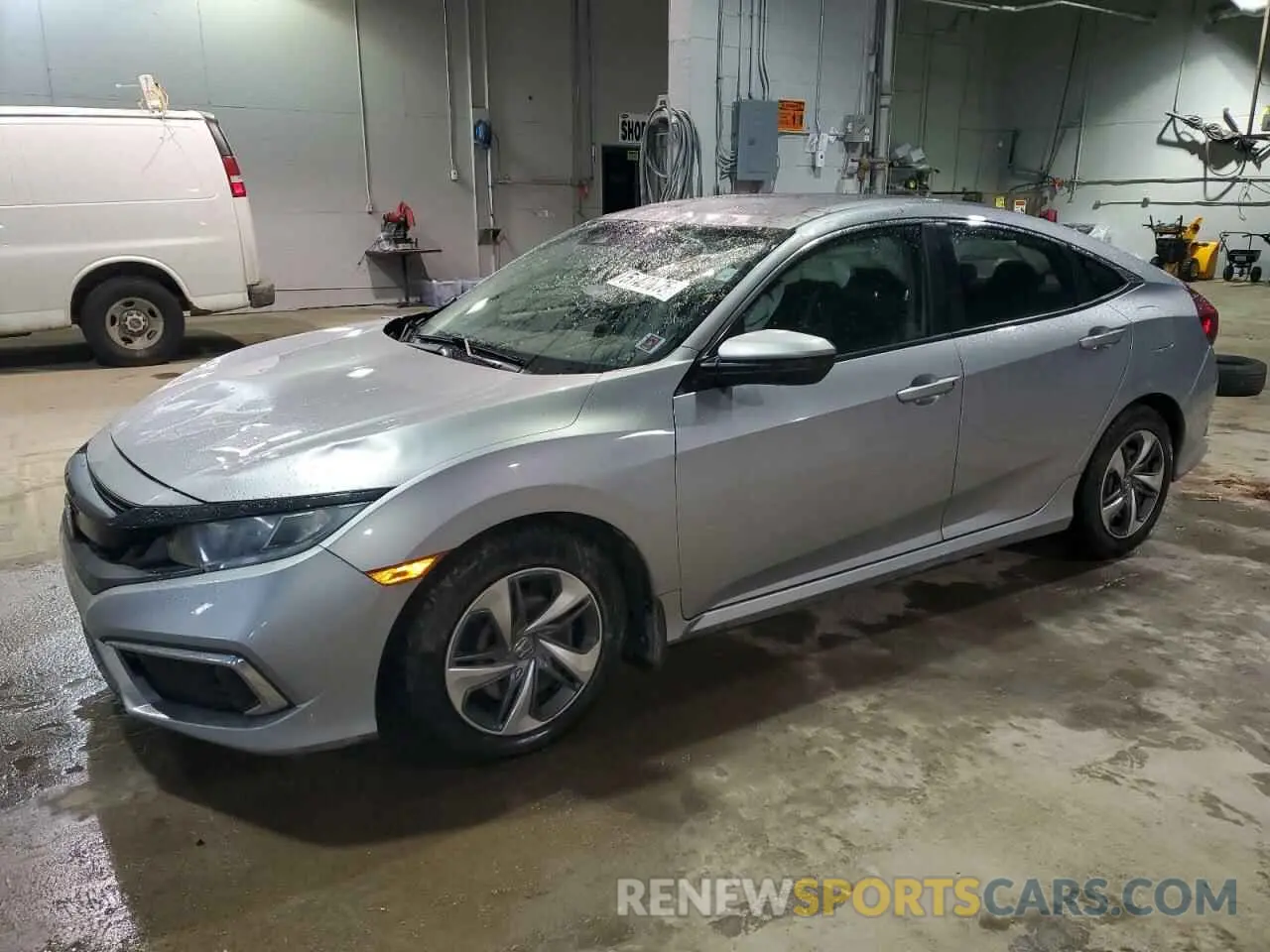 1 Photograph of a damaged car 2HGFC2F5XKH010325 HONDA CIVIC 2019