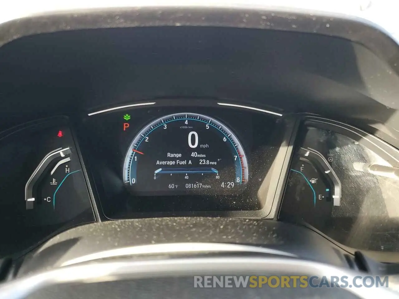 9 Photograph of a damaged car 2HGFC2F60KH504492 HONDA CIVIC 2019