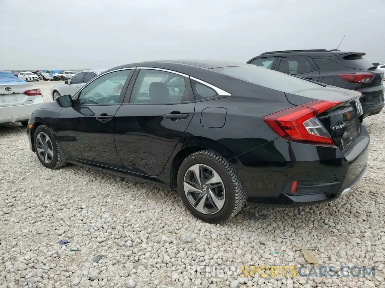2 Photograph of a damaged car 2HGFC2F60KH505609 HONDA CIVIC 2019
