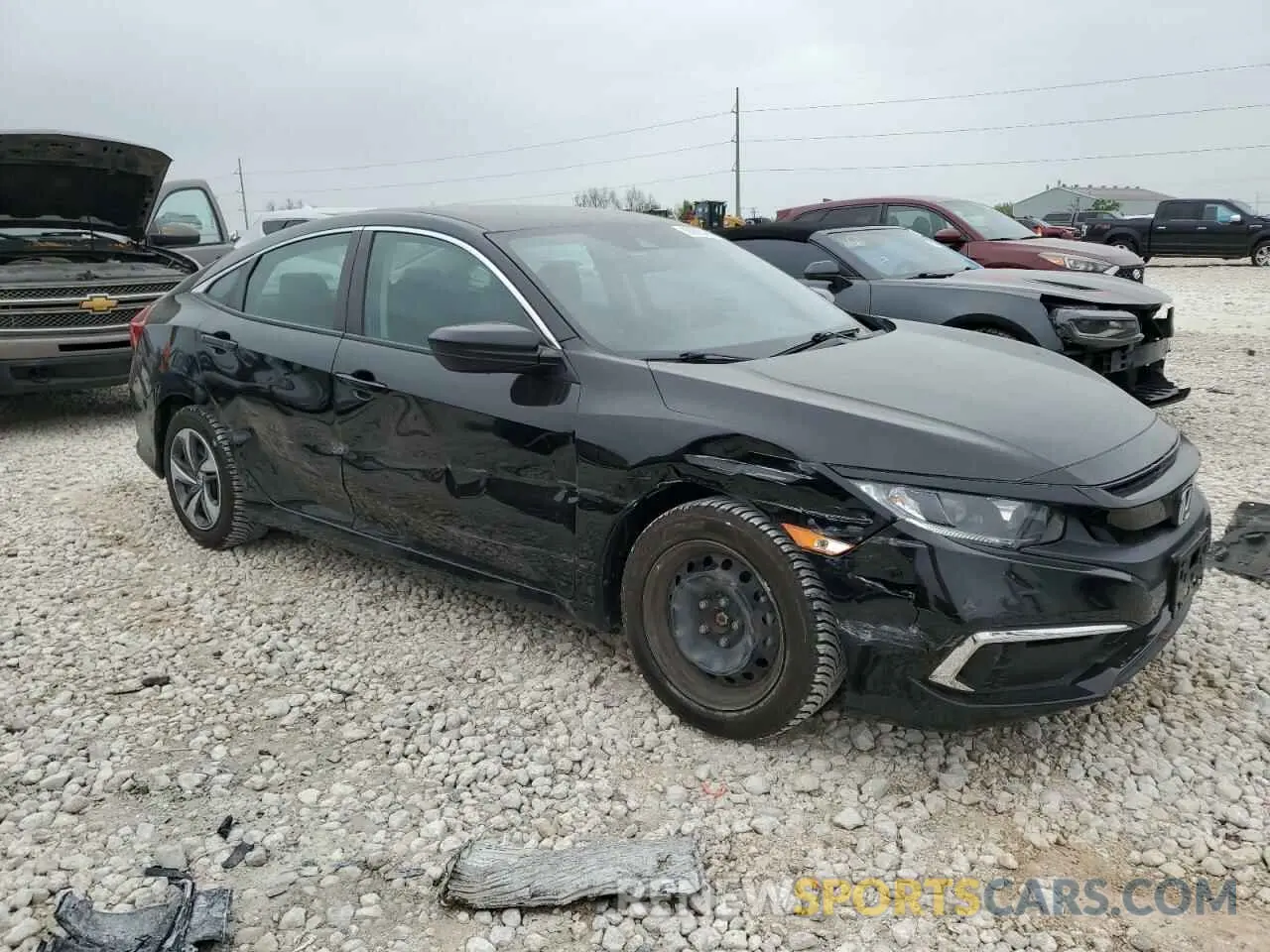 4 Photograph of a damaged car 2HGFC2F60KH505609 HONDA CIVIC 2019