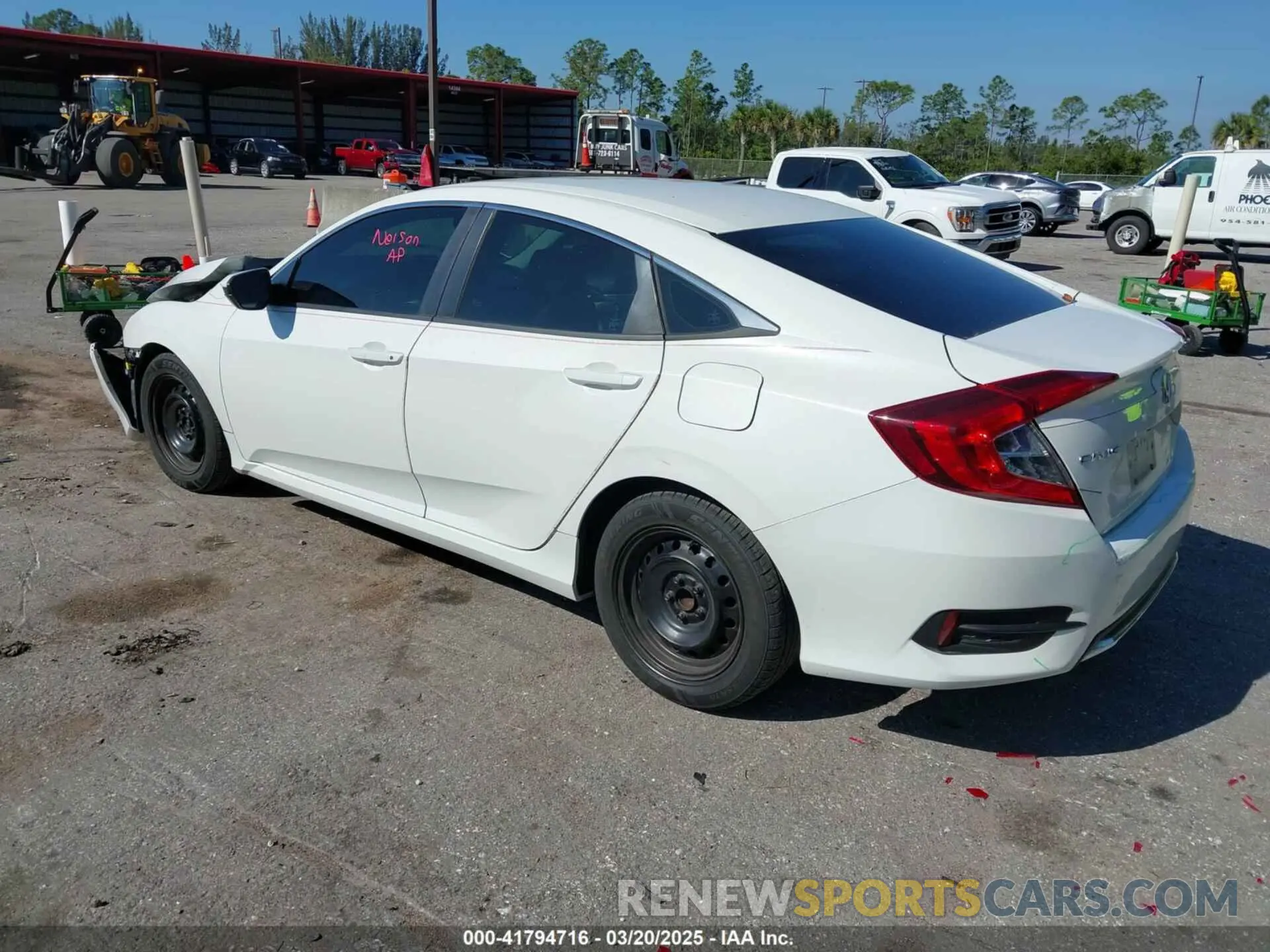3 Photograph of a damaged car 2HGFC2F60KH515136 HONDA CIVIC 2019