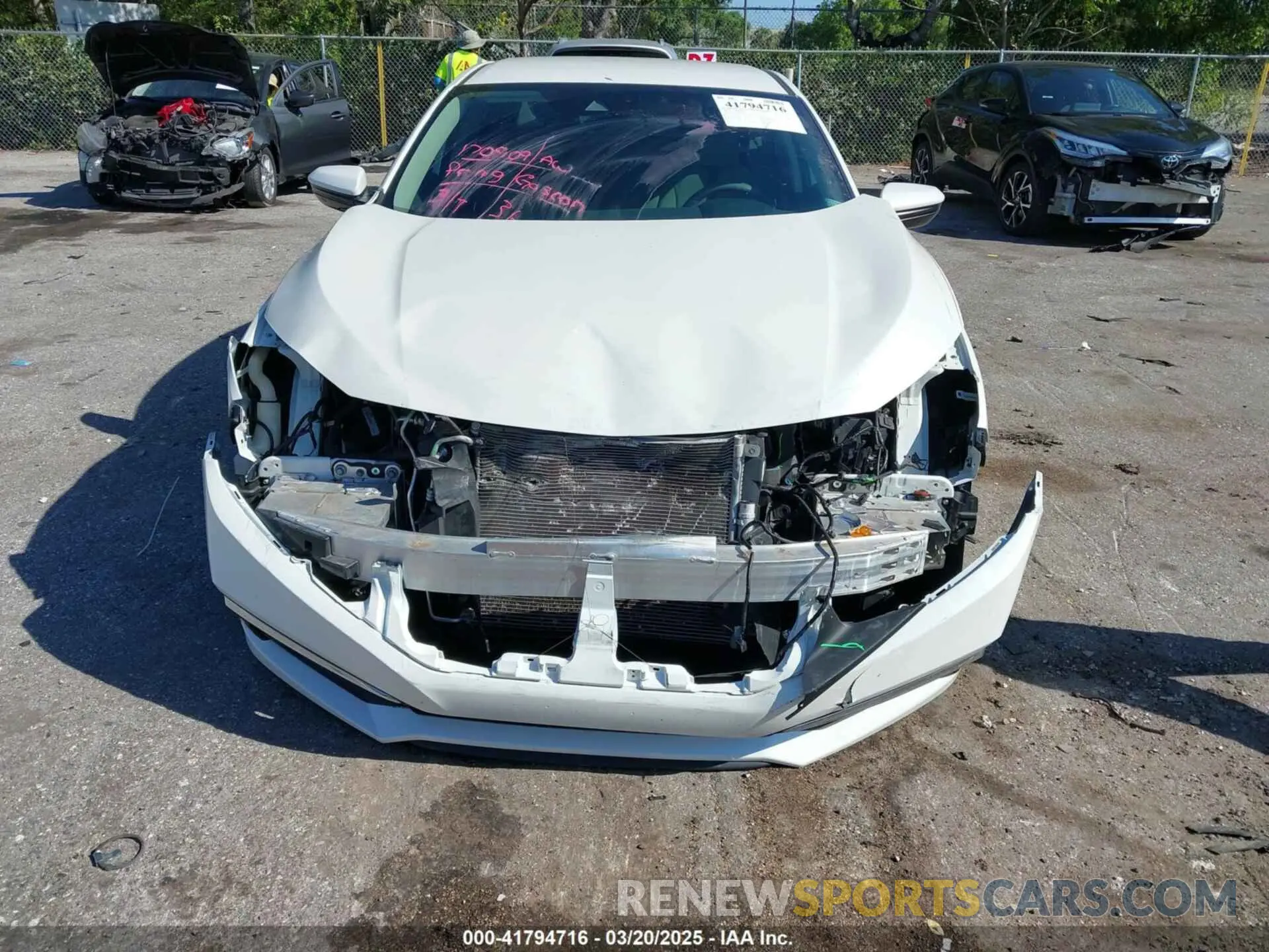 6 Photograph of a damaged car 2HGFC2F60KH515136 HONDA CIVIC 2019