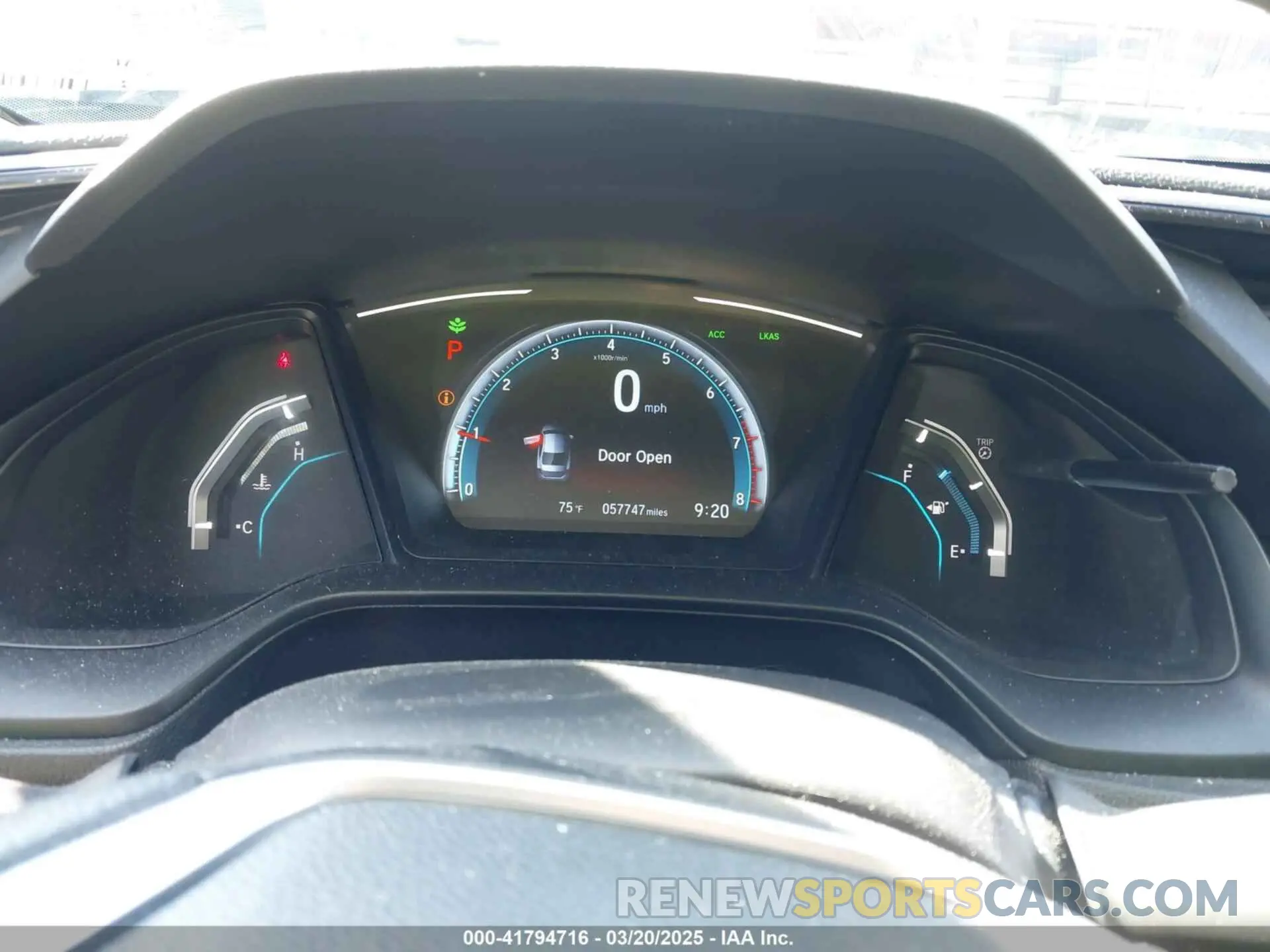 7 Photograph of a damaged car 2HGFC2F60KH515136 HONDA CIVIC 2019