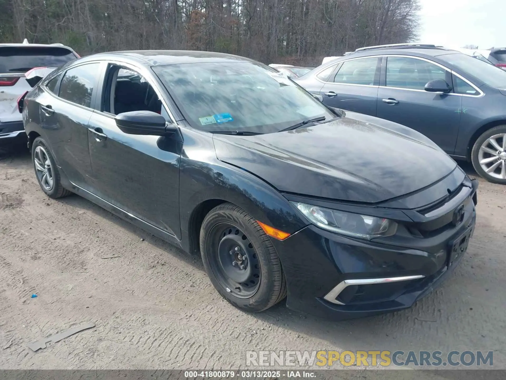 1 Photograph of a damaged car 2HGFC2F60KH550257 HONDA CIVIC 2019
