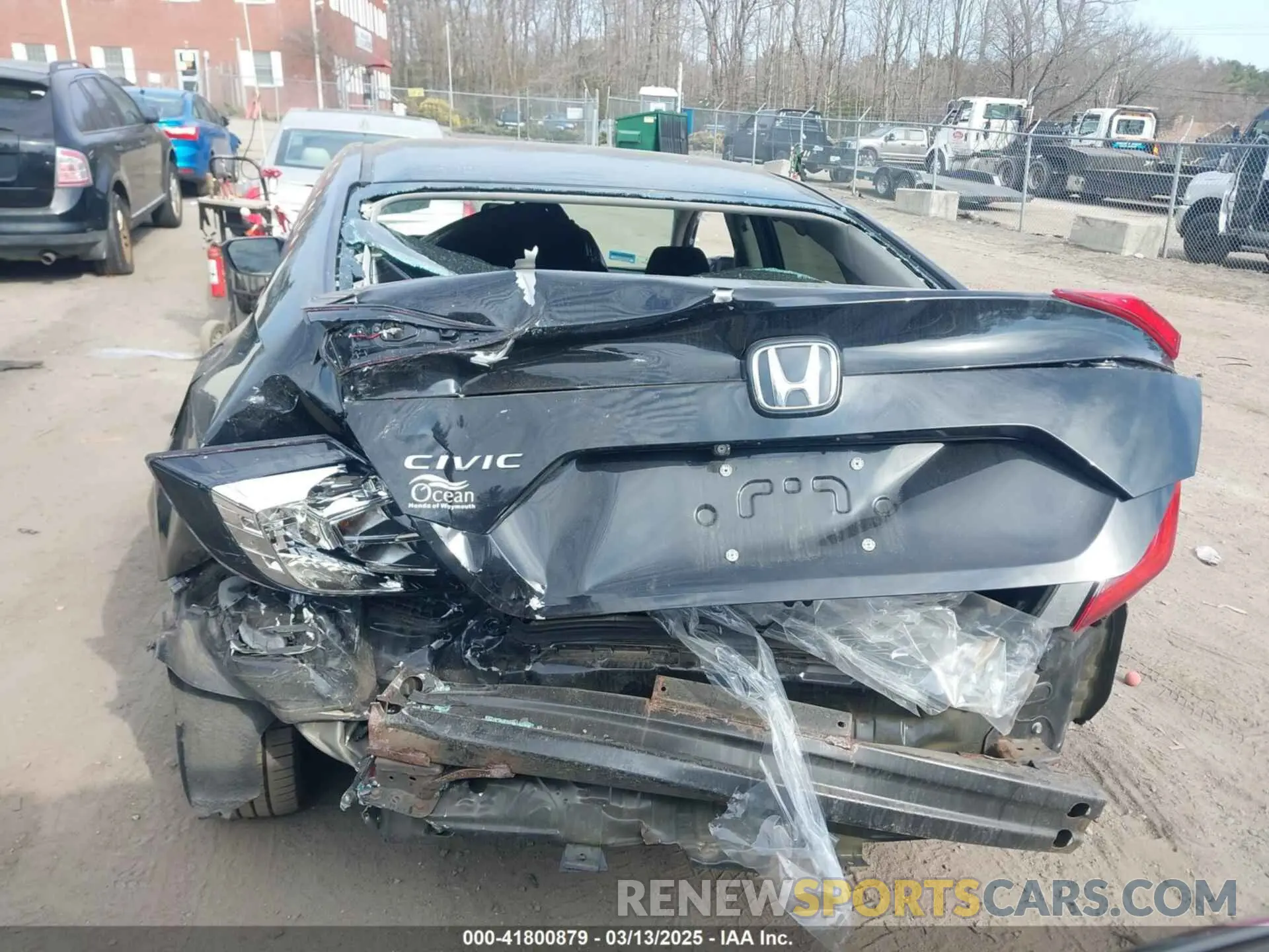 16 Photograph of a damaged car 2HGFC2F60KH550257 HONDA CIVIC 2019