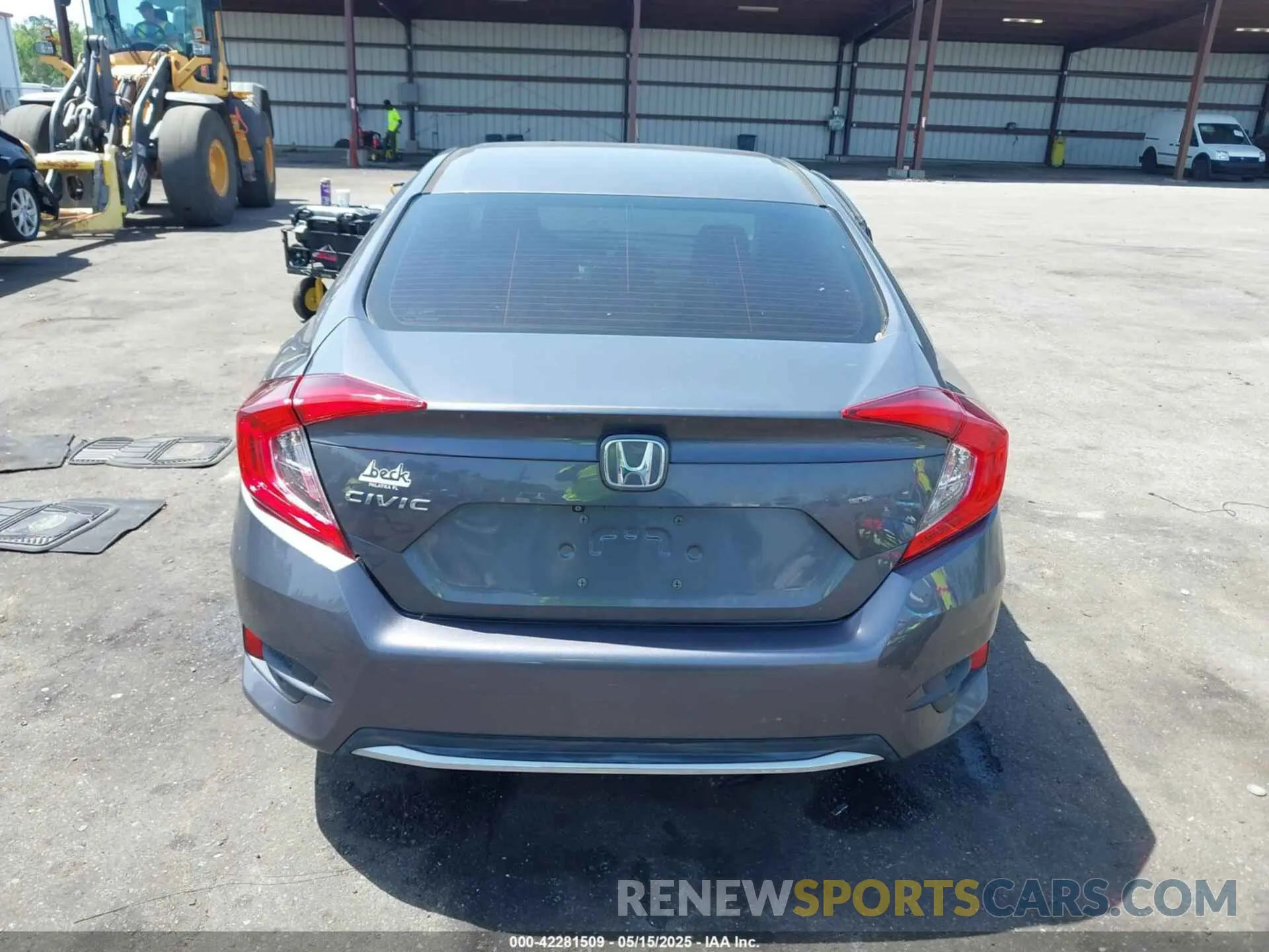 16 Фотография поврежденного автомобиля 2HGFC2F60KH596686 HONDA CIVIC 2019