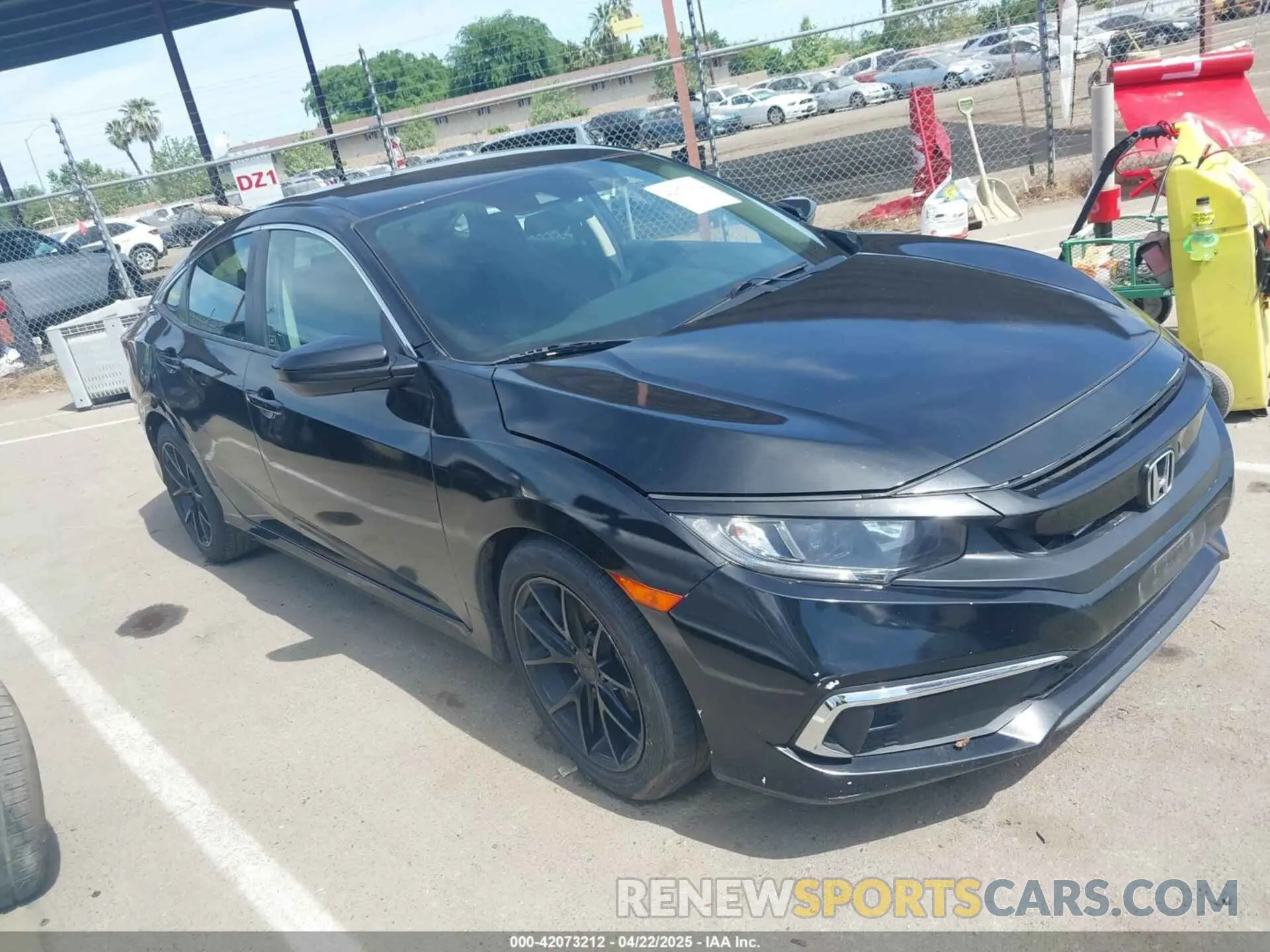 1 Photograph of a damaged car 2HGFC2F61KH510012 HONDA CIVIC 2019