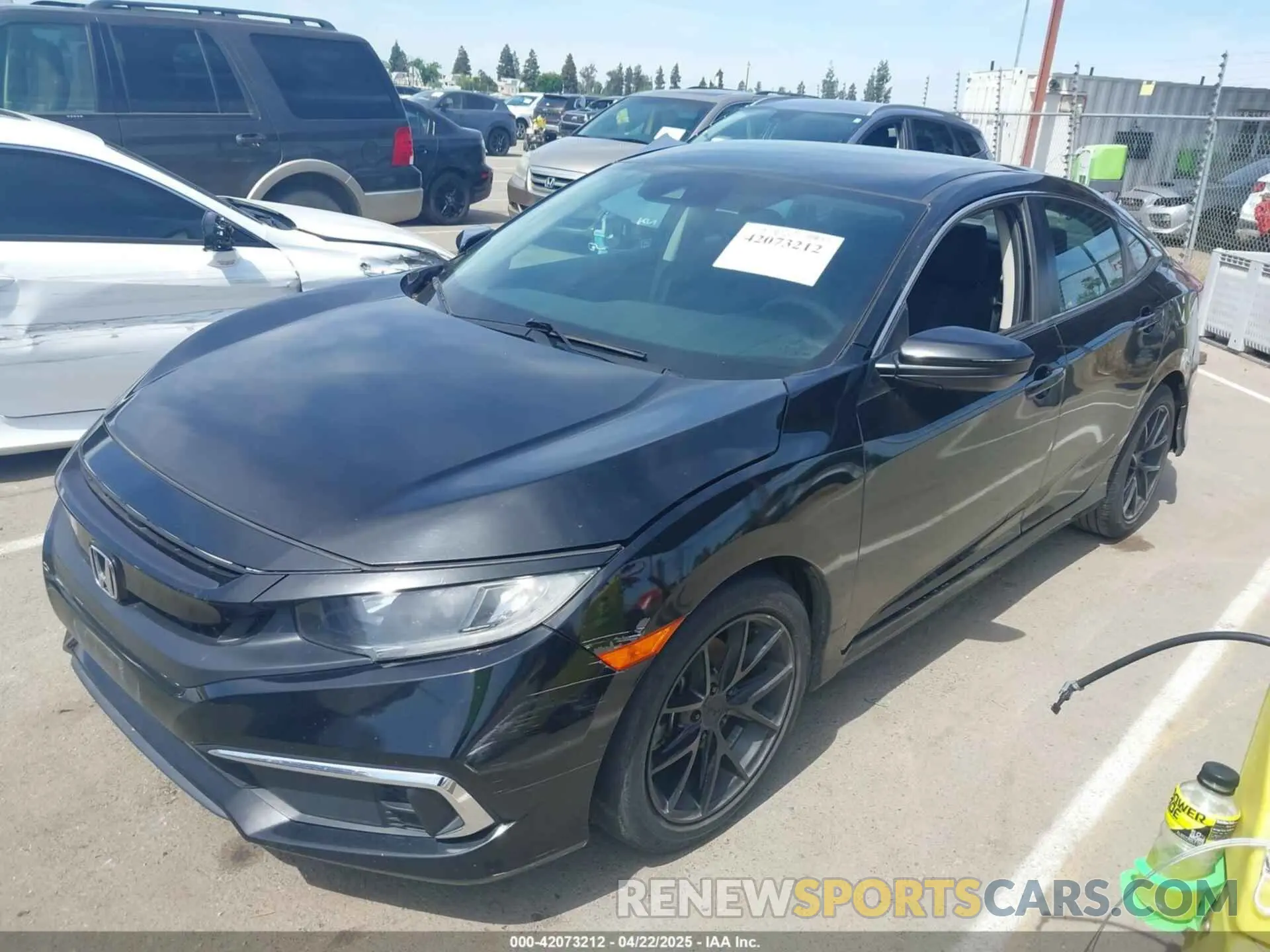 2 Photograph of a damaged car 2HGFC2F61KH510012 HONDA CIVIC 2019