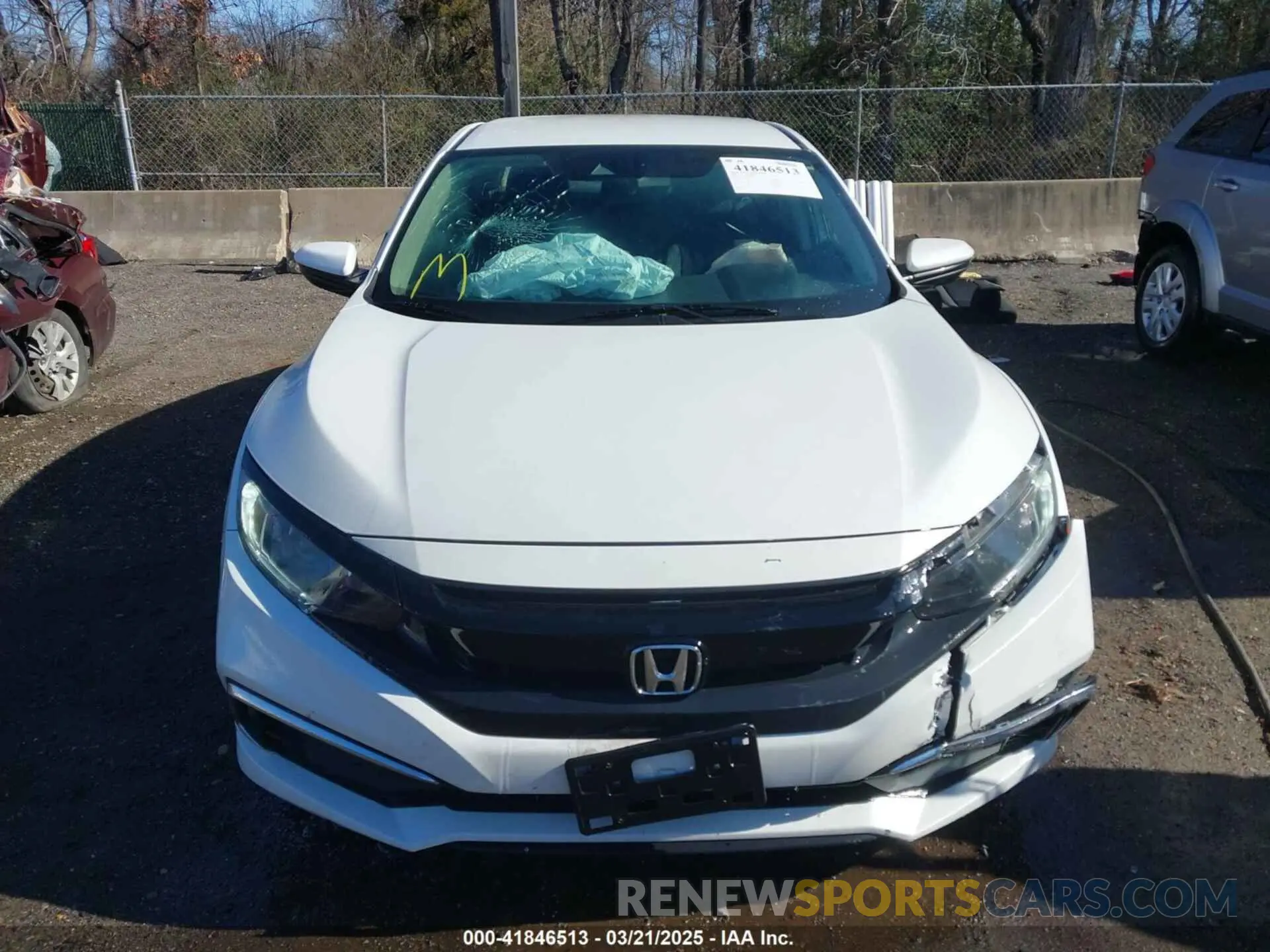 12 Photograph of a damaged car 2HGFC2F61KH538800 HONDA CIVIC 2019