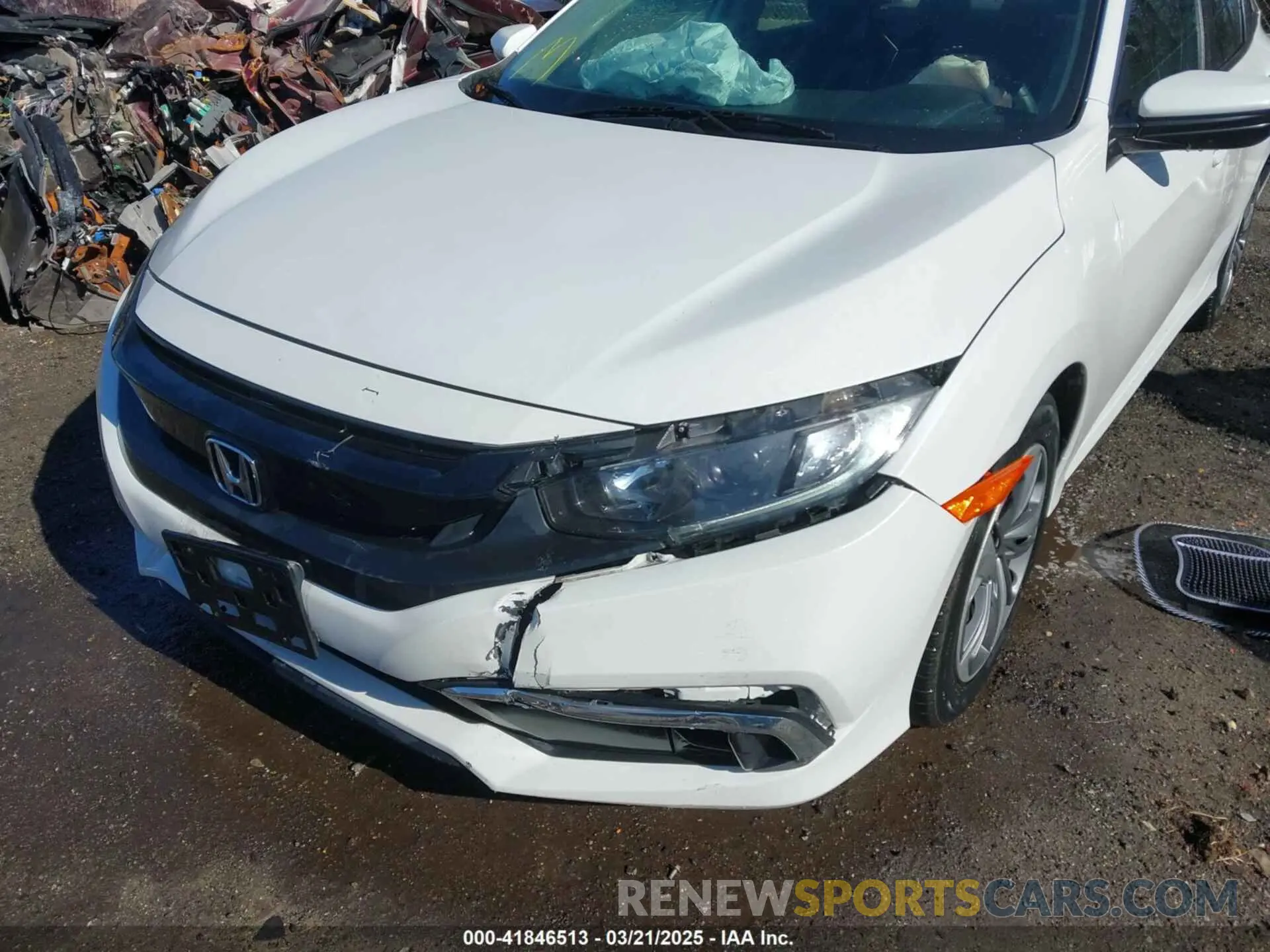 6 Photograph of a damaged car 2HGFC2F61KH538800 HONDA CIVIC 2019
