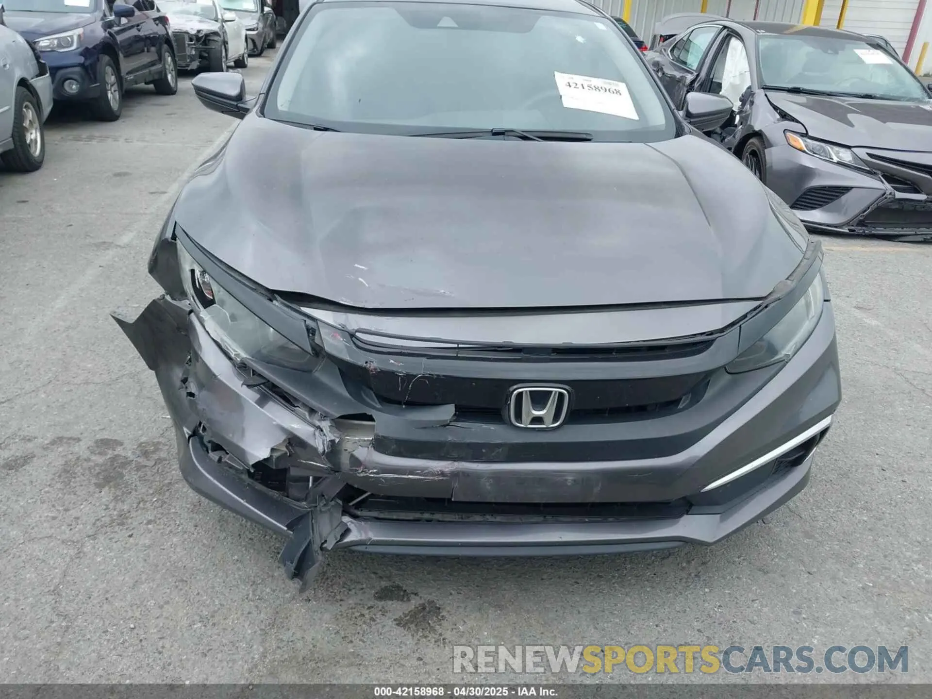 6 Photograph of a damaged car 2HGFC2F61KH544810 HONDA CIVIC 2019