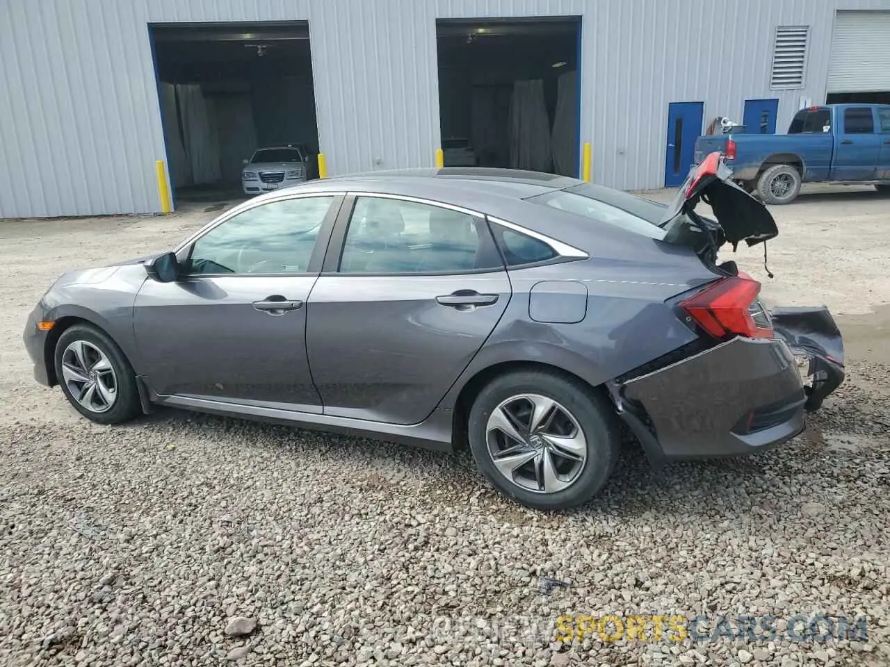 2 Photograph of a damaged car 2HGFC2F61KH558125 HONDA CIVIC 2019