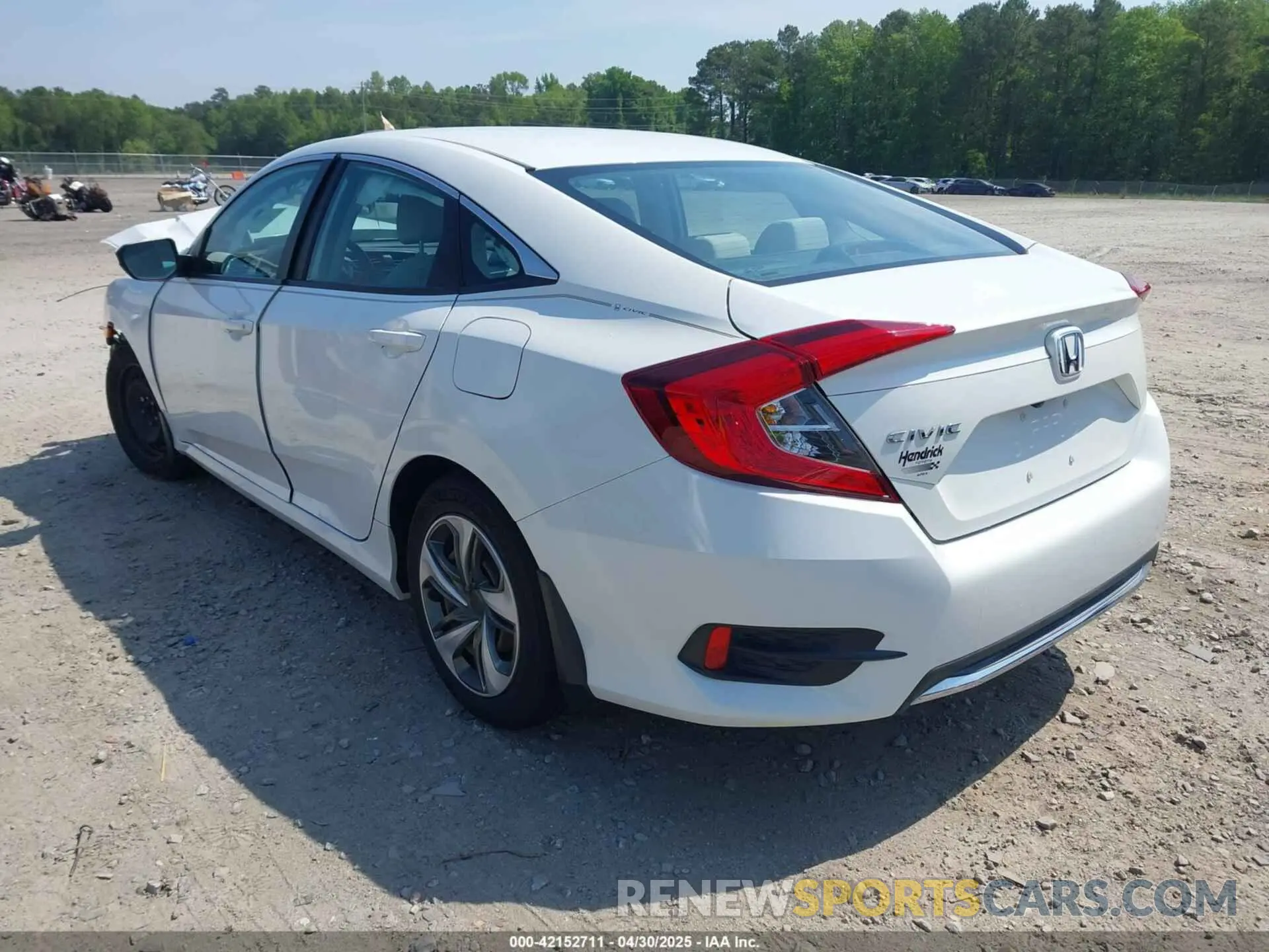 3 Photograph of a damaged car 2HGFC2F61KH606352 HONDA CIVIC 2019