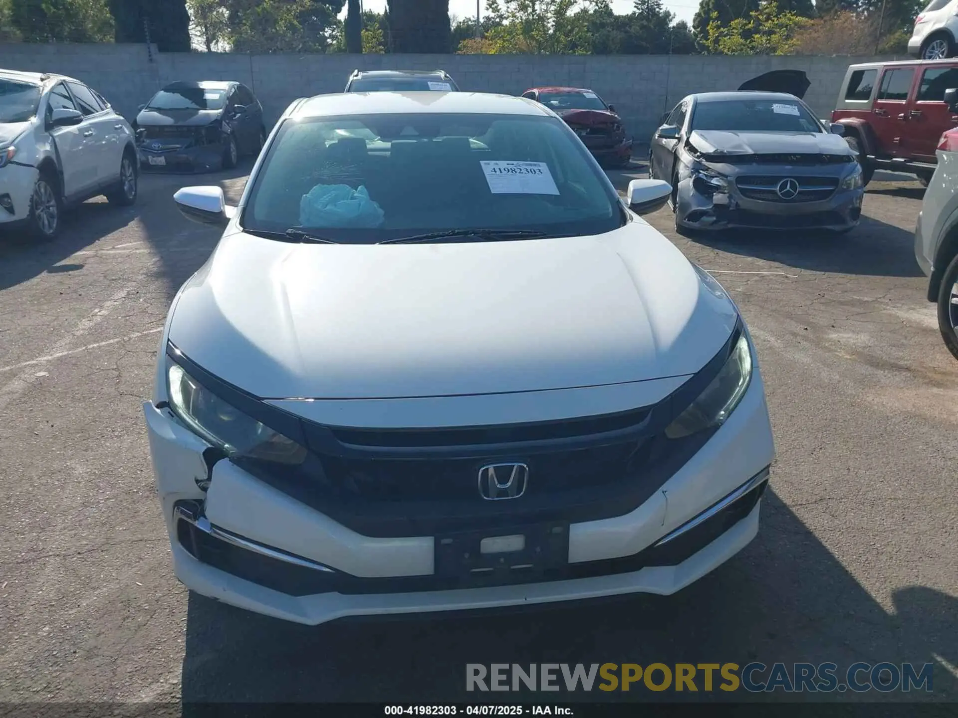 12 Photograph of a damaged car 2HGFC2F62KH505921 HONDA CIVIC 2019