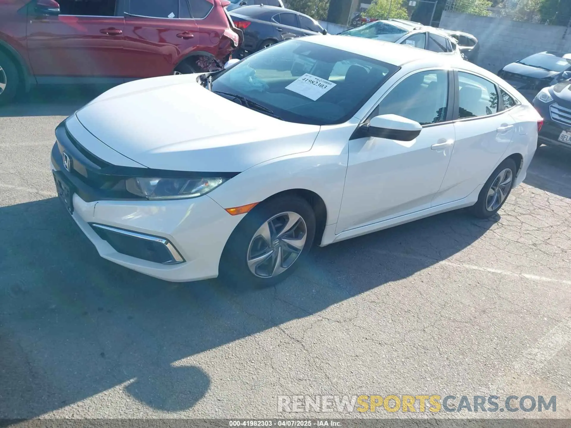 2 Photograph of a damaged car 2HGFC2F62KH505921 HONDA CIVIC 2019