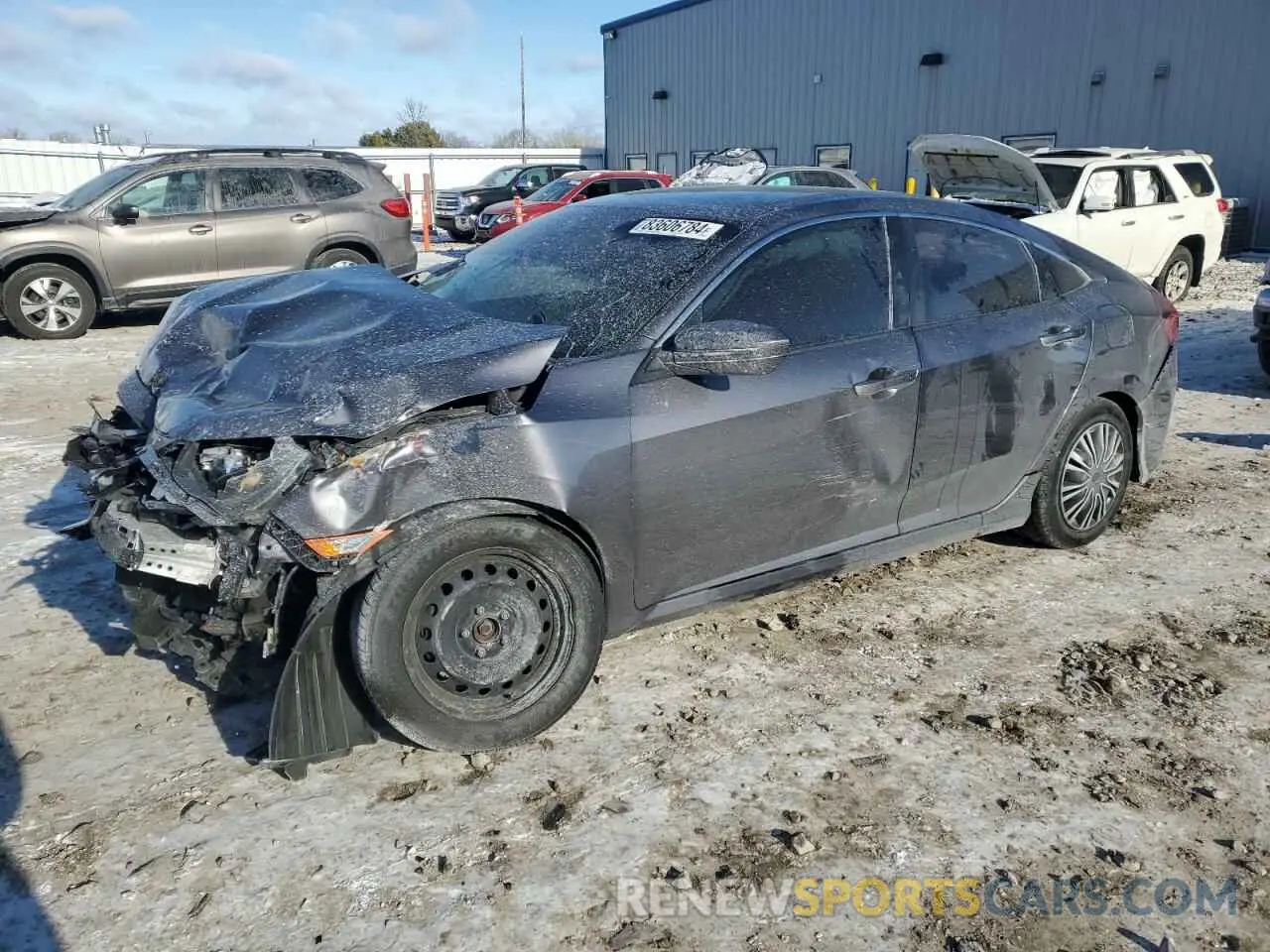 1 Photograph of a damaged car 2HGFC2F62KH537851 HONDA CIVIC 2019