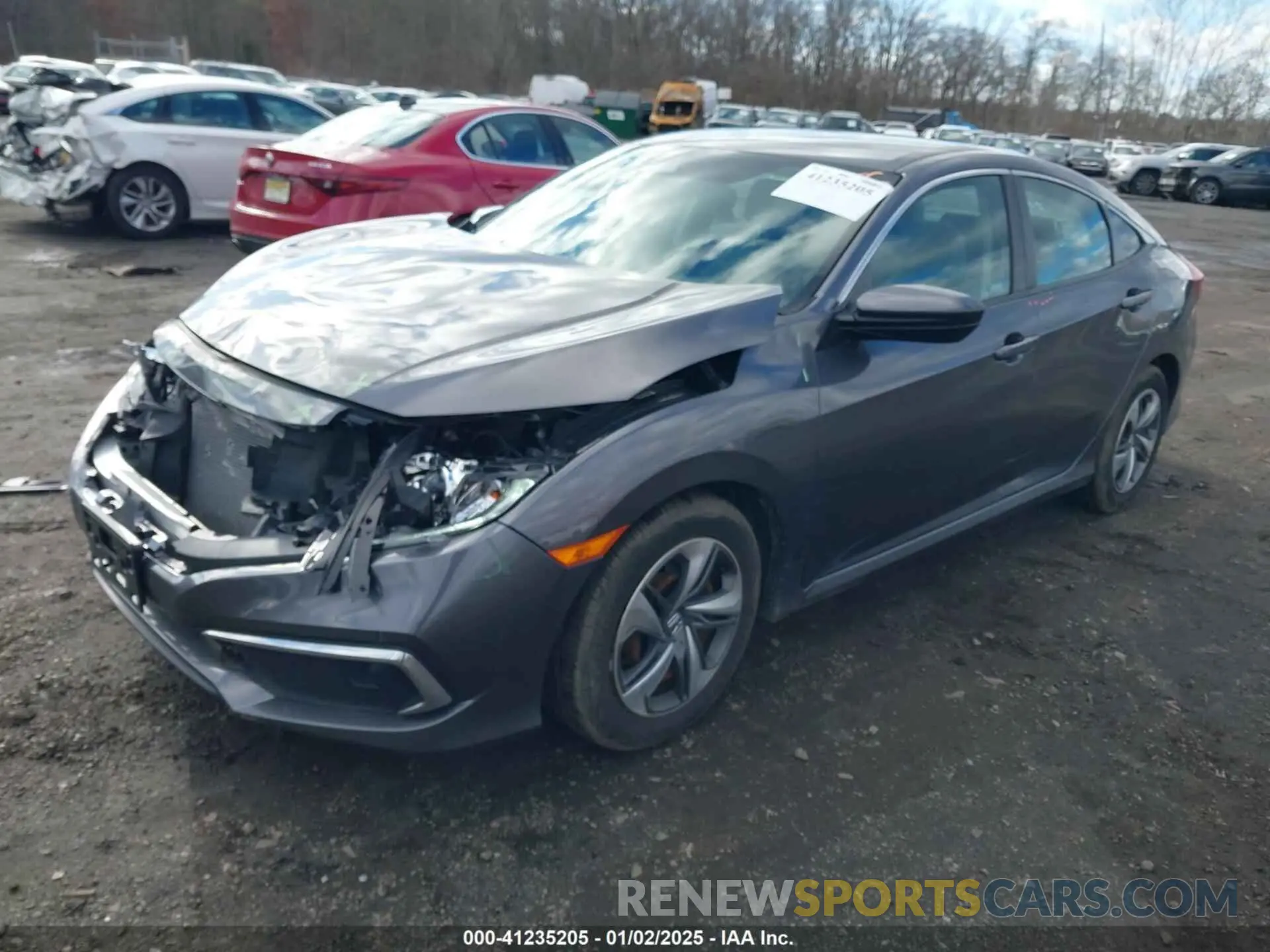 2 Photograph of a damaged car 2HGFC2F62KH549935 HONDA CIVIC 2019