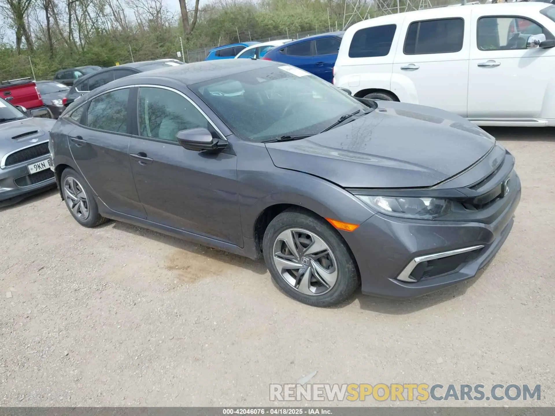 1 Photograph of a damaged car 2HGFC2F62KH552690 HONDA CIVIC 2019