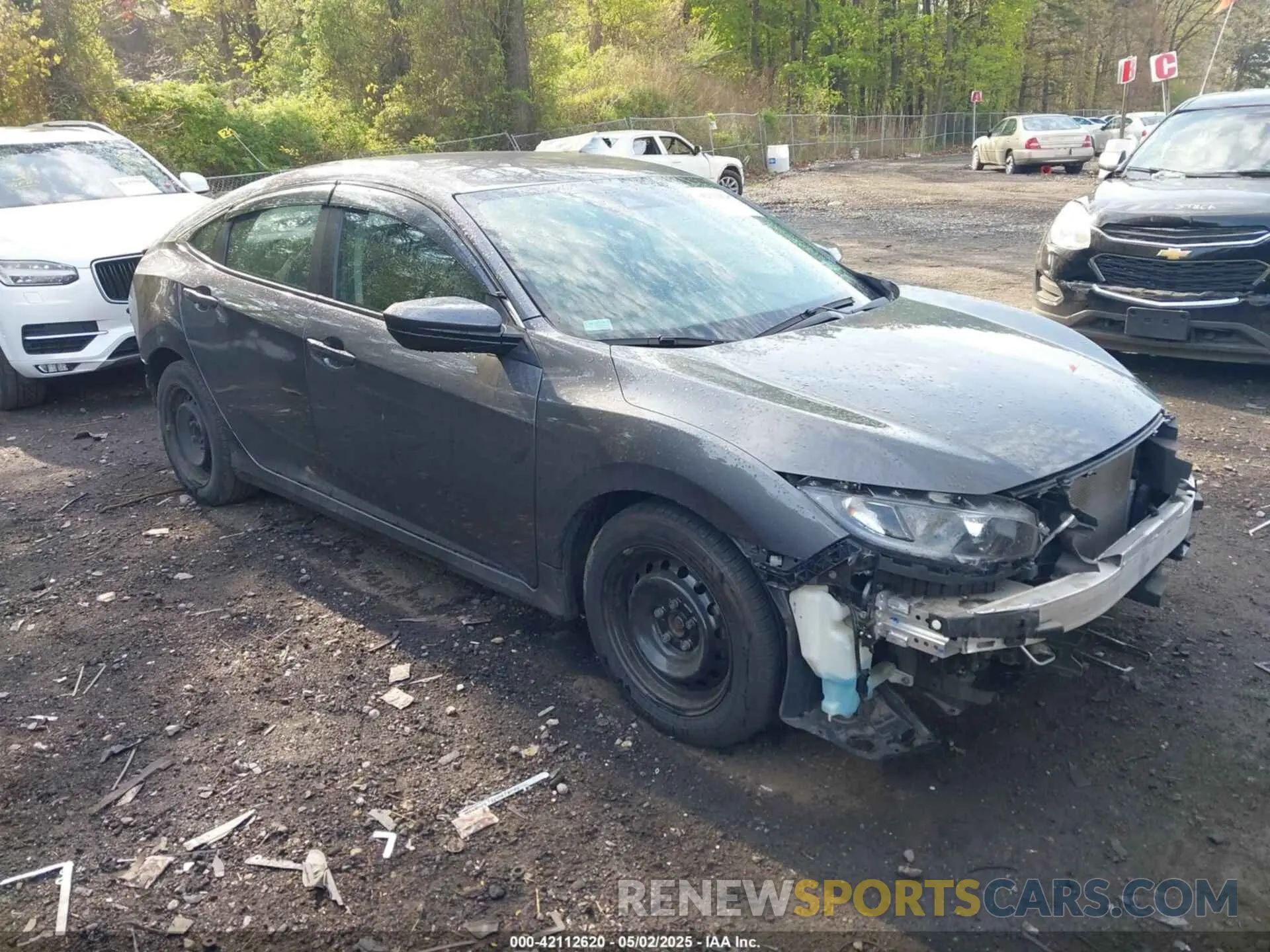1 Photograph of a damaged car 2HGFC2F62KH558599 HONDA CIVIC 2019