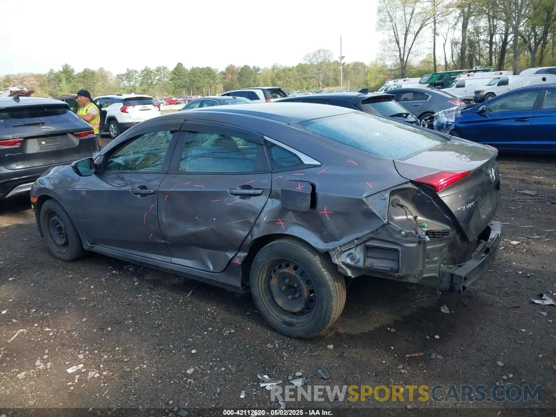 14 Photograph of a damaged car 2HGFC2F62KH558599 HONDA CIVIC 2019