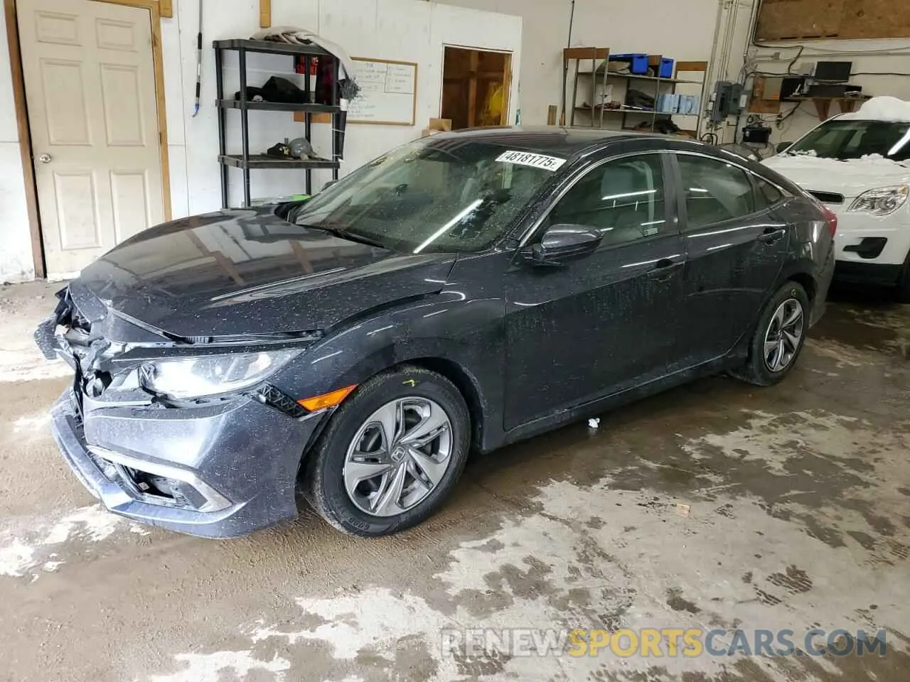1 Photograph of a damaged car 2HGFC2F62KH571885 HONDA CIVIC 2019