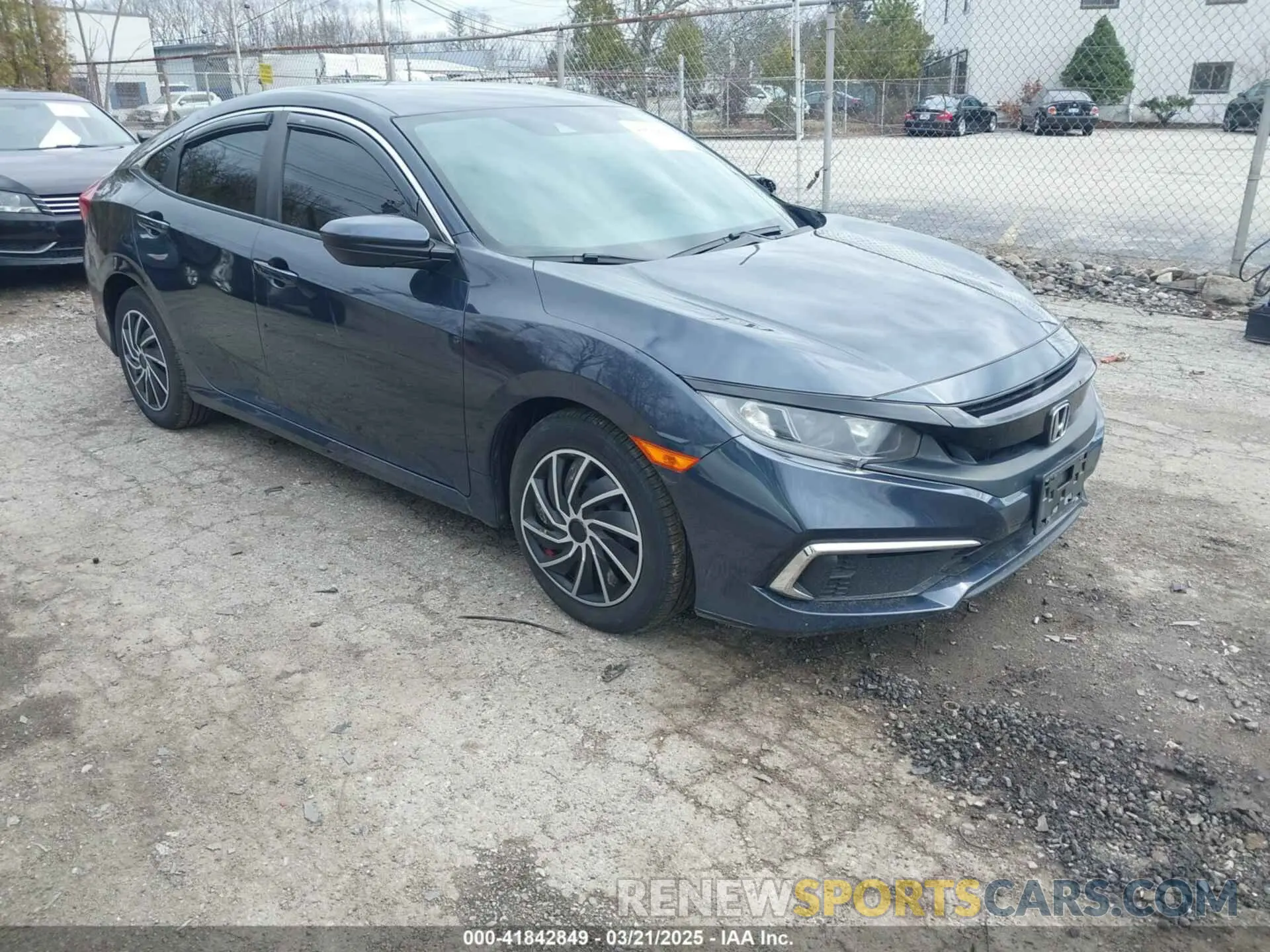 1 Photograph of a damaged car 2HGFC2F62KH584345 HONDA CIVIC 2019