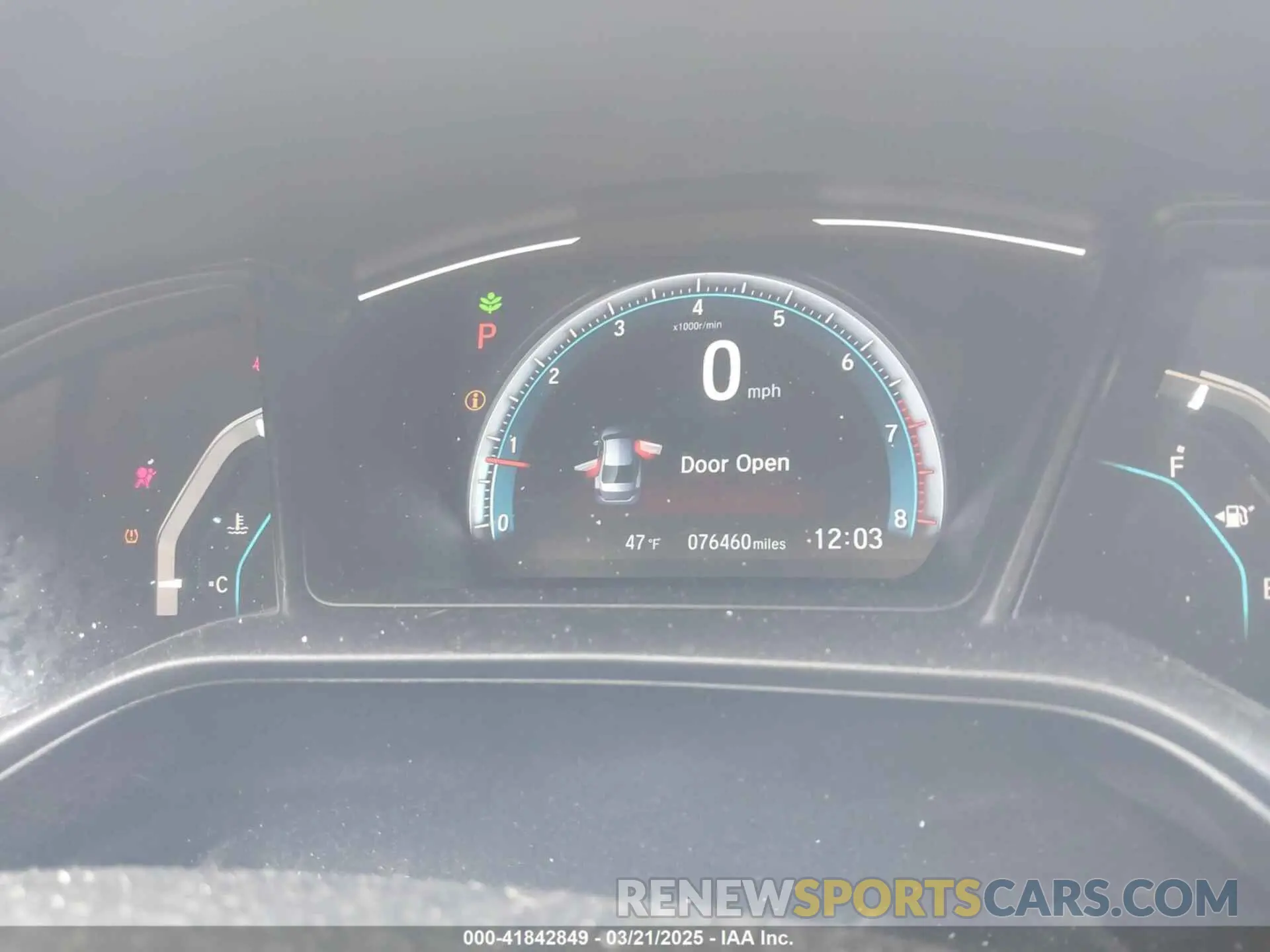 7 Photograph of a damaged car 2HGFC2F62KH584345 HONDA CIVIC 2019