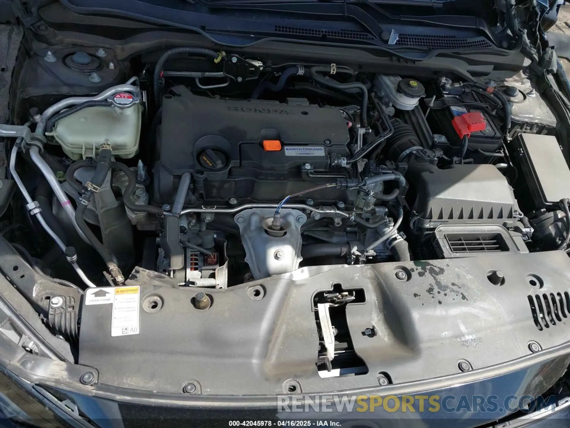 10 Photograph of a damaged car 2HGFC2F62KH598732 HONDA CIVIC 2019