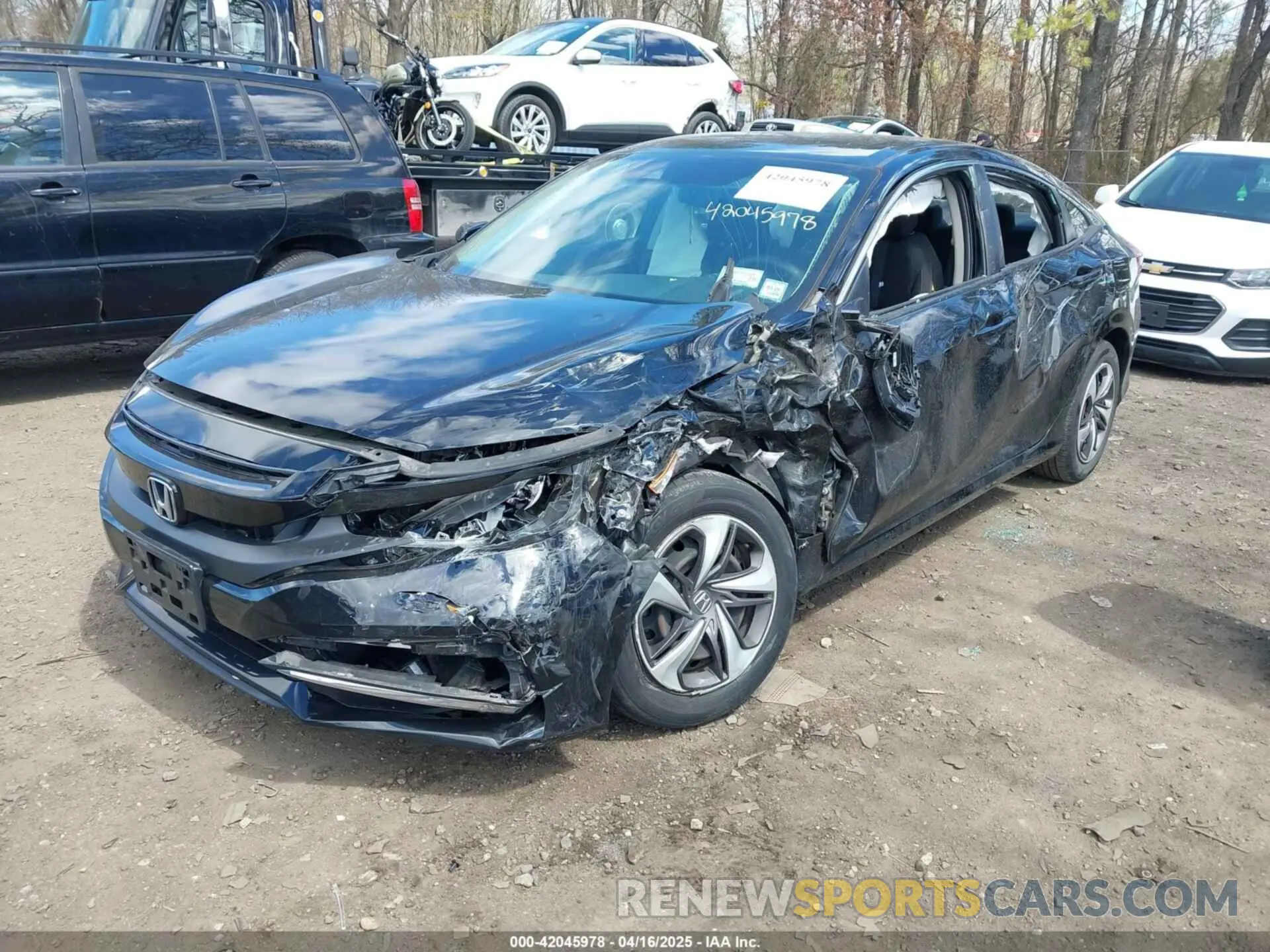 2 Photograph of a damaged car 2HGFC2F62KH598732 HONDA CIVIC 2019