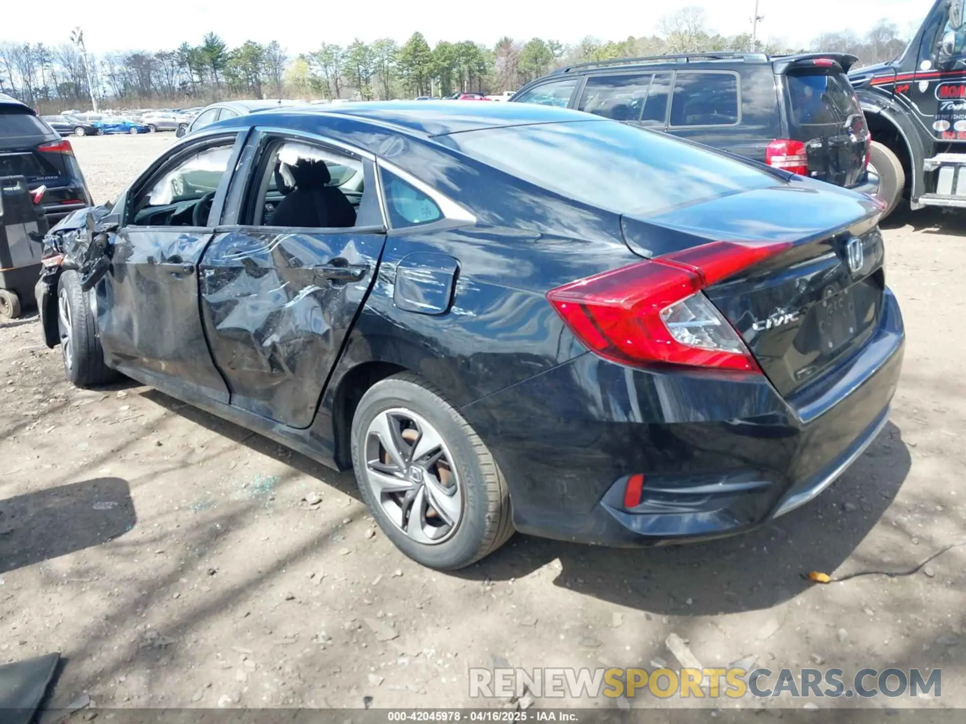 3 Photograph of a damaged car 2HGFC2F62KH598732 HONDA CIVIC 2019
