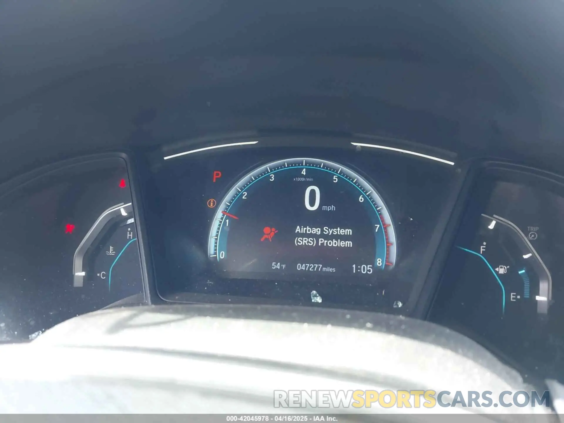7 Photograph of a damaged car 2HGFC2F62KH598732 HONDA CIVIC 2019