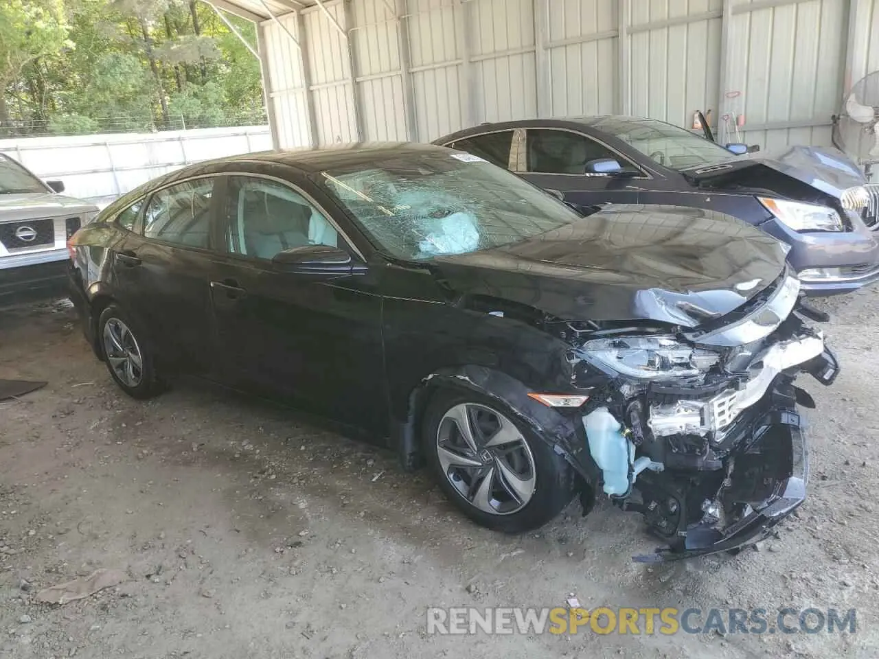 4 Фотография поврежденного автомобиля 2HGFC2F63KH576061 HONDA CIVIC 2019