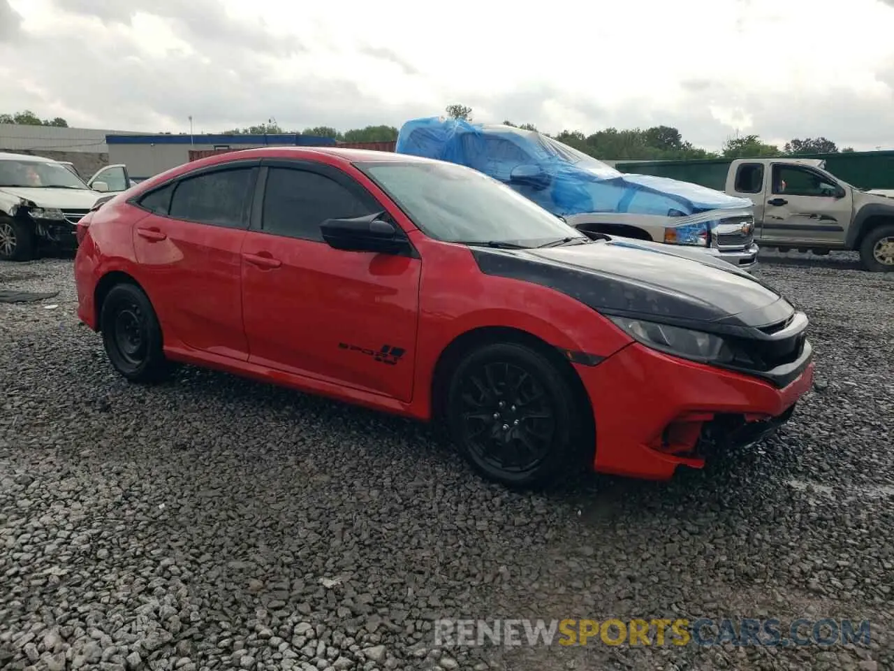 4 Photograph of a damaged car 2HGFC2F63KH578084 HONDA CIVIC 2019