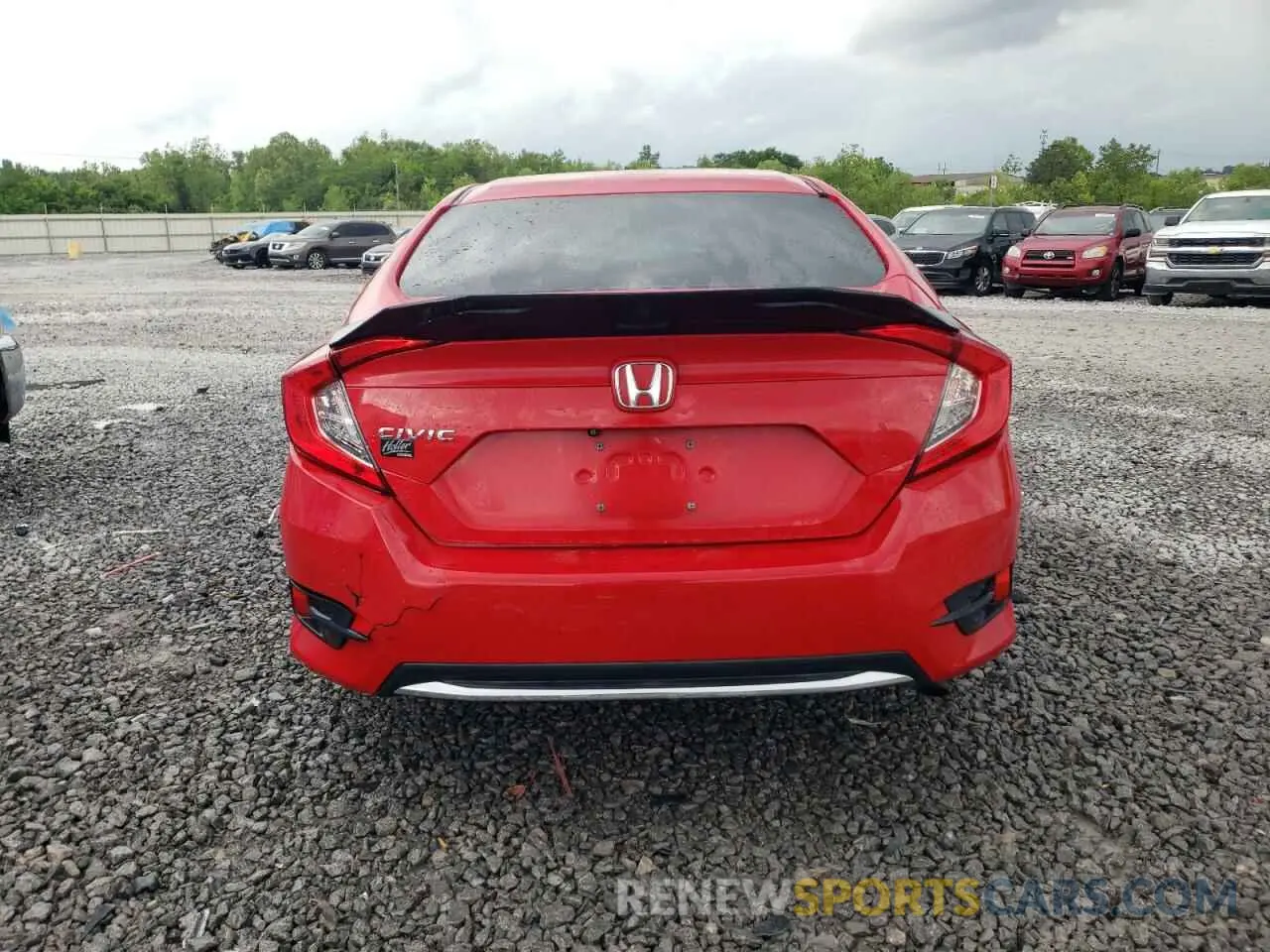 6 Photograph of a damaged car 2HGFC2F63KH578084 HONDA CIVIC 2019