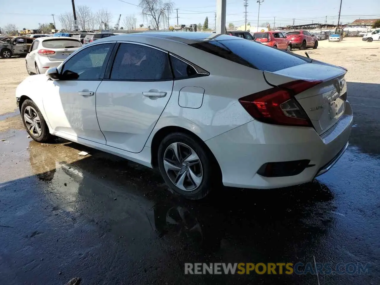 2 Photograph of a damaged car 2HGFC2F63KH586380 HONDA CIVIC 2019