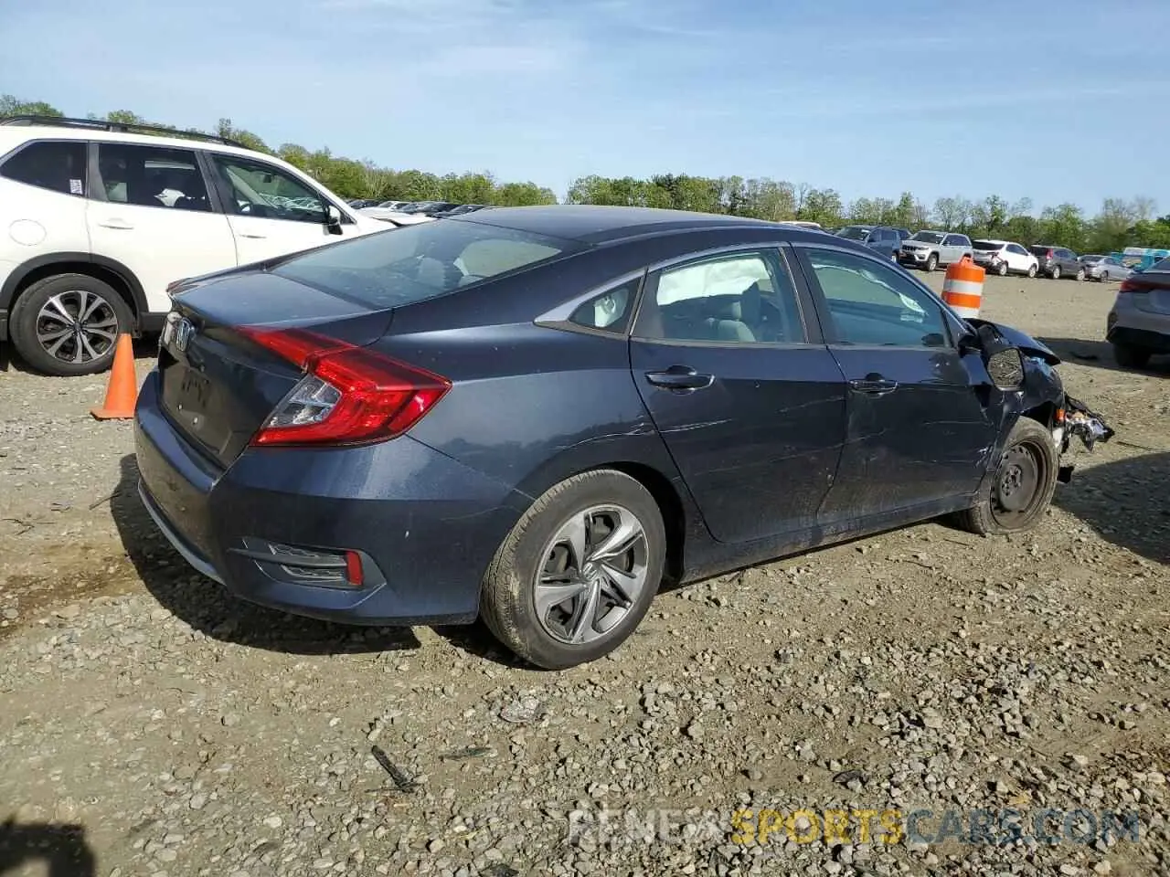 3 Photograph of a damaged car 2HGFC2F64KH551282 HONDA CIVIC 2019