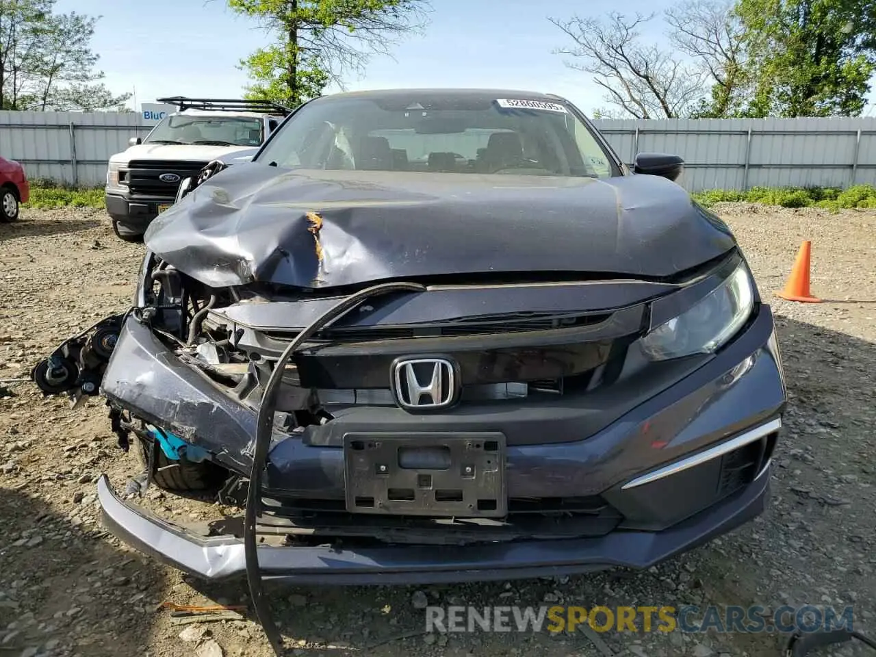 5 Photograph of a damaged car 2HGFC2F64KH551282 HONDA CIVIC 2019
