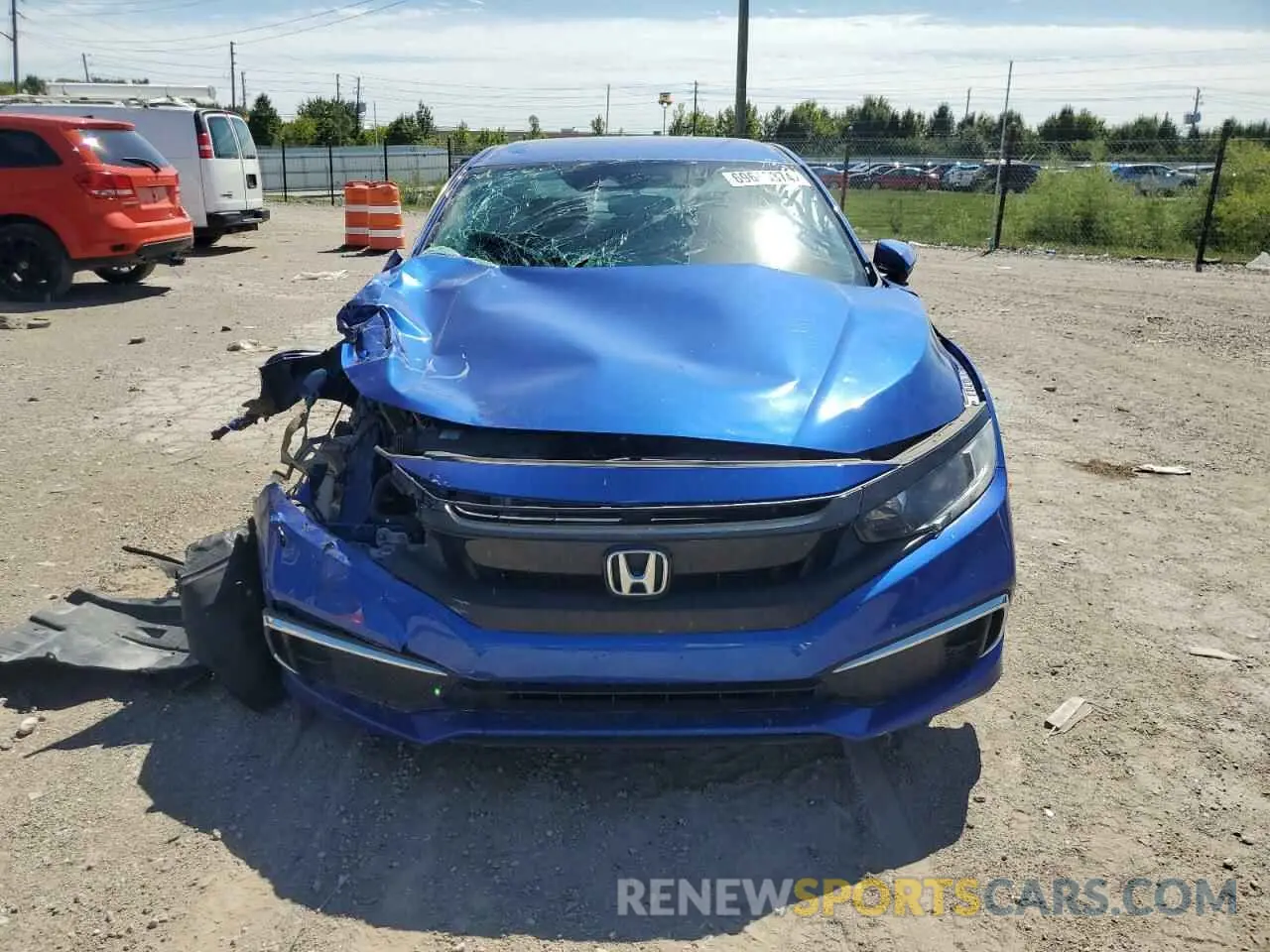 5 Photograph of a damaged car 2HGFC2F64KH569572 HONDA CIVIC 2019