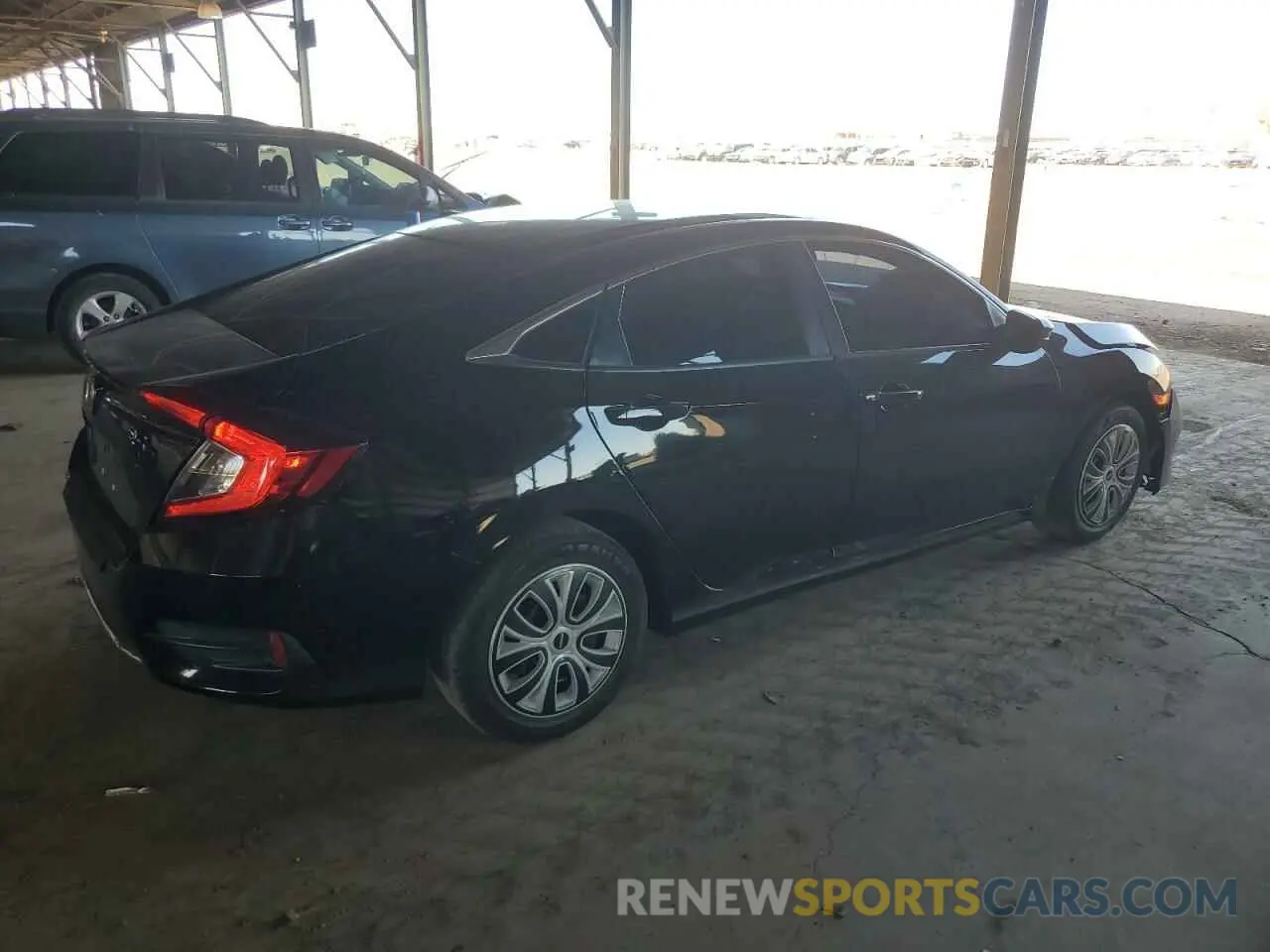 3 Photograph of a damaged car 2HGFC2F64KH590924 HONDA CIVIC 2019