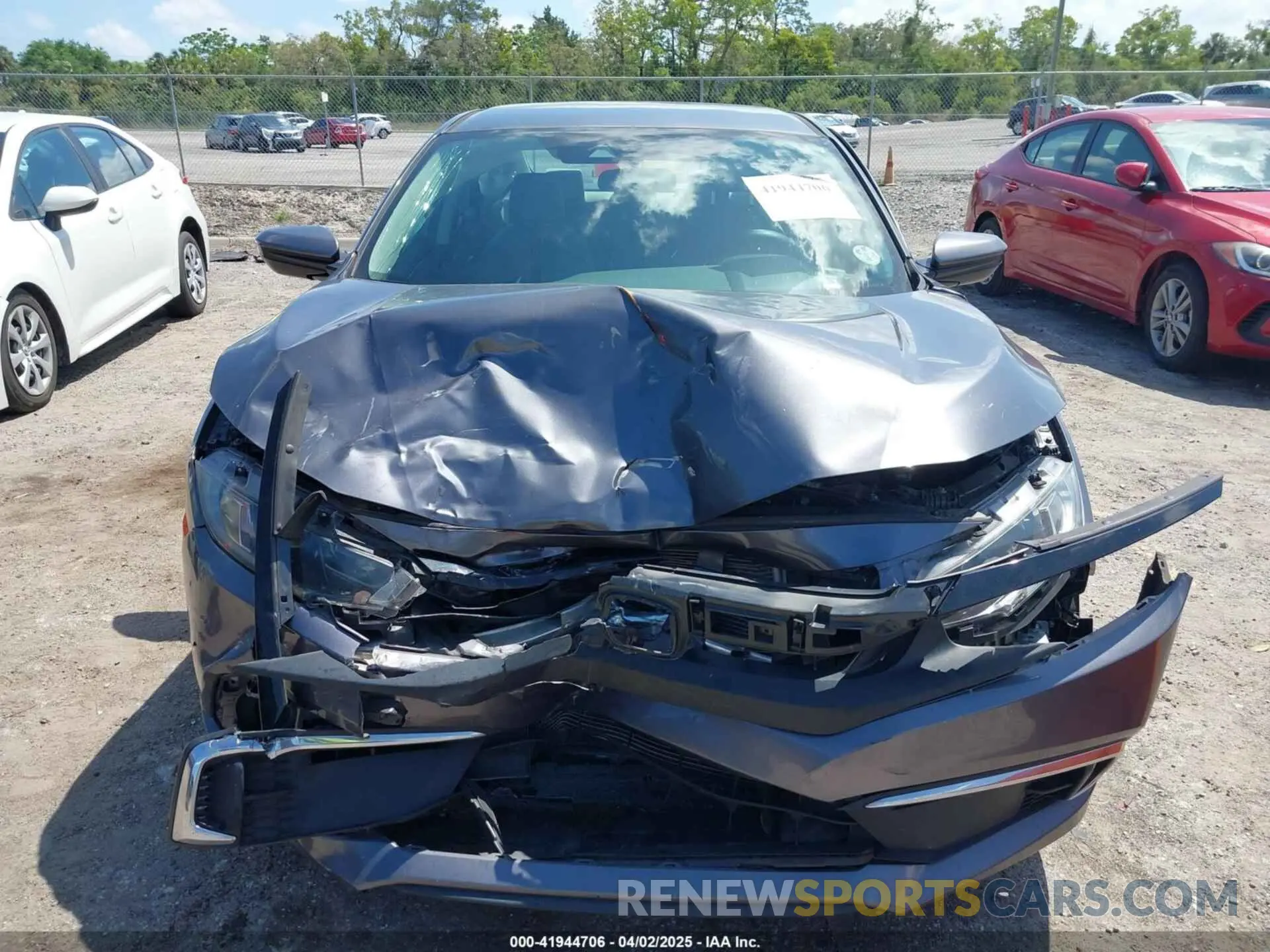 12 Photograph of a damaged car 2HGFC2F64KH596741 HONDA CIVIC 2019