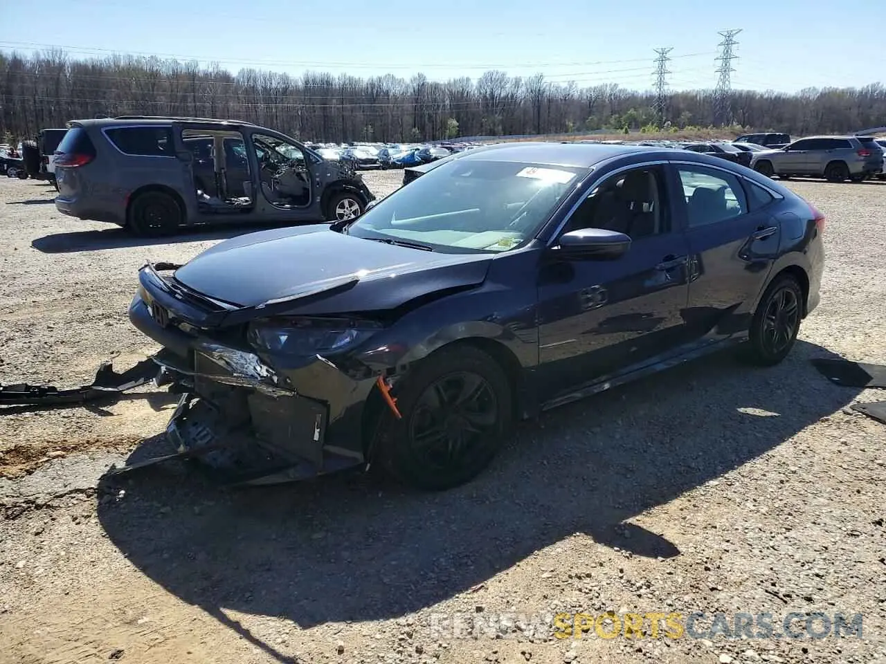 1 Фотография поврежденного автомобиля 2HGFC2F65KH525466 HONDA CIVIC 2019