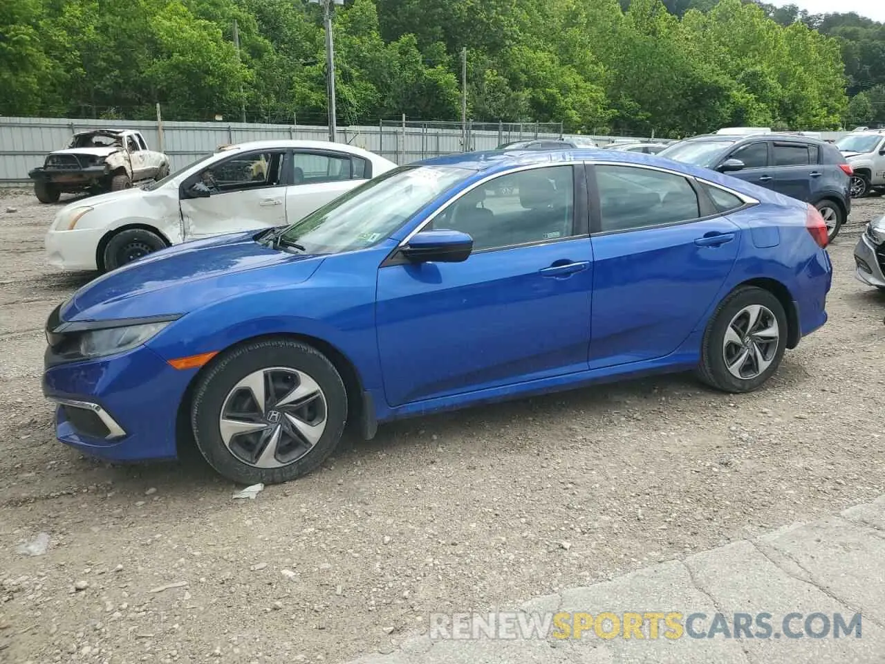 1 Photograph of a damaged car 2HGFC2F65KH527315 HONDA CIVIC 2019