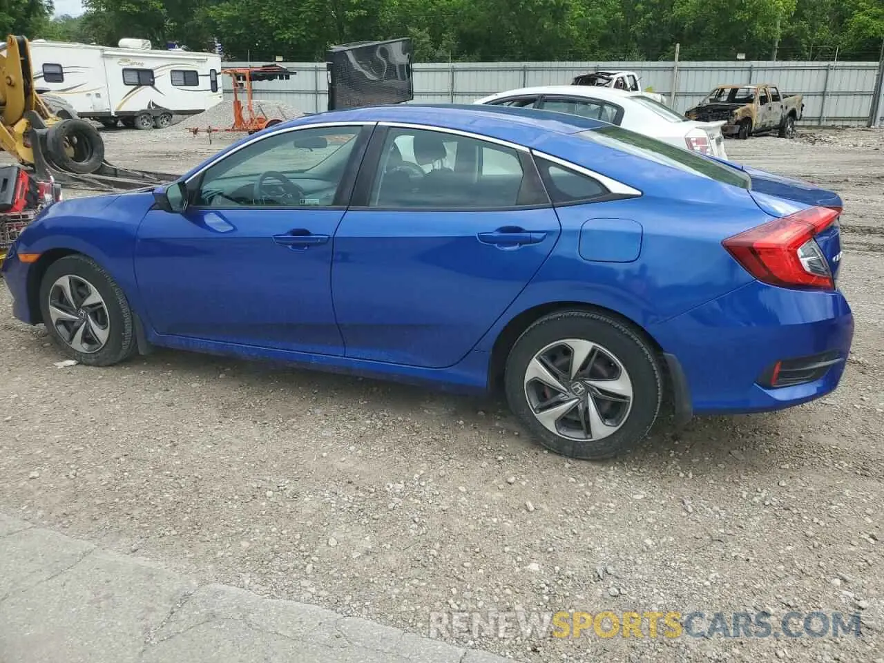 2 Photograph of a damaged car 2HGFC2F65KH527315 HONDA CIVIC 2019