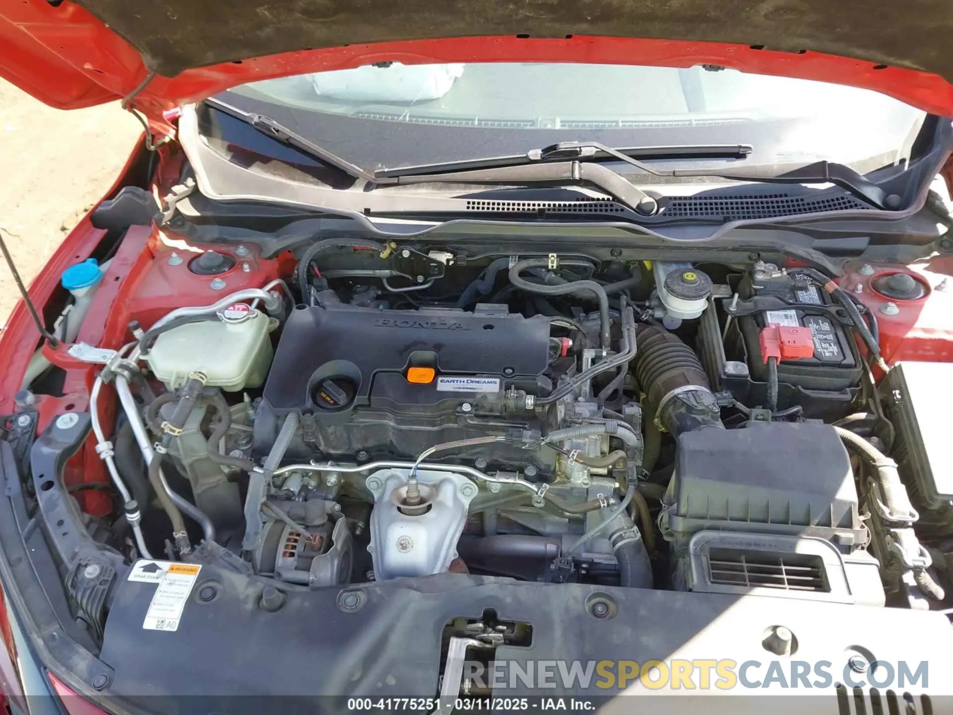 10 Photograph of a damaged car 2HGFC2F65KH535558 HONDA CIVIC 2019
