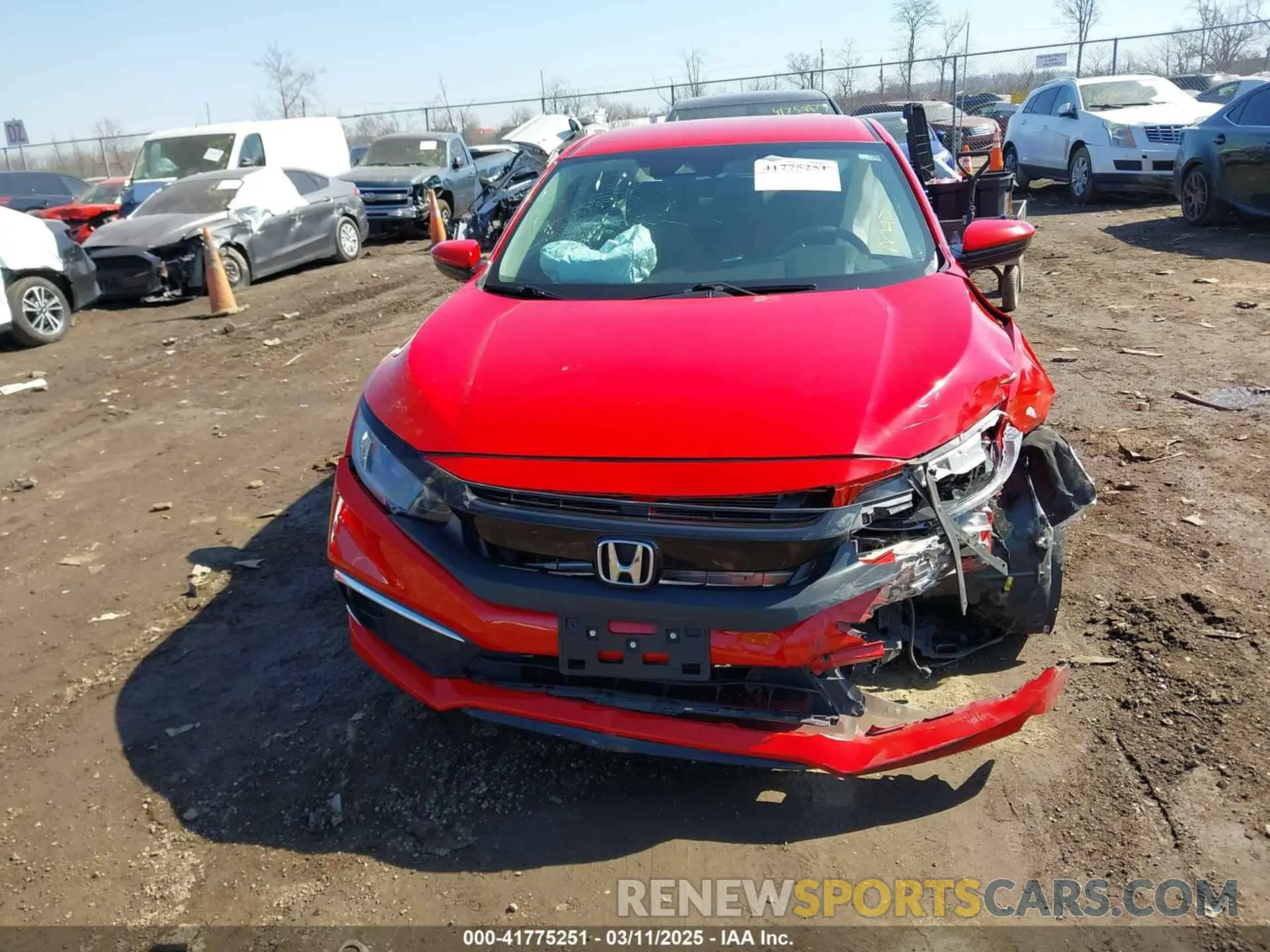 12 Photograph of a damaged car 2HGFC2F65KH535558 HONDA CIVIC 2019